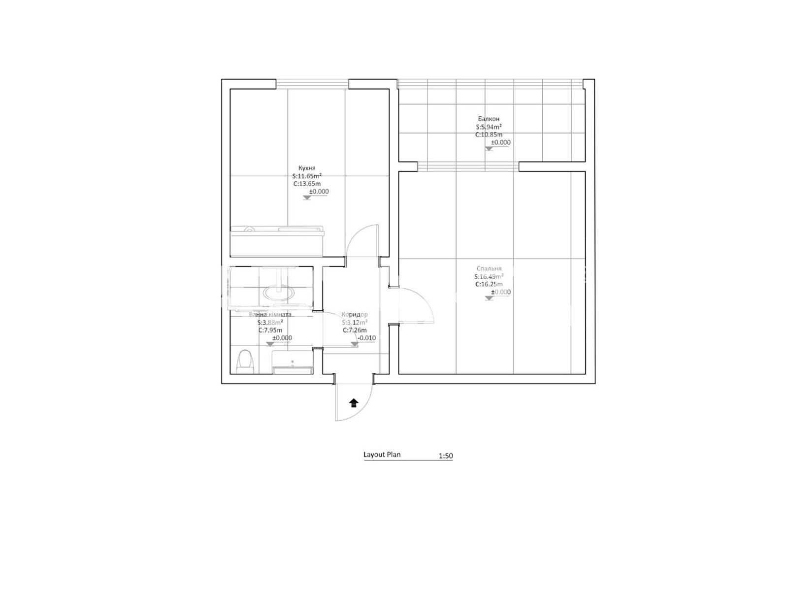 Продажа однокомнатной квартиры в Чабанах, на ул. Машиностроителей, фото 1