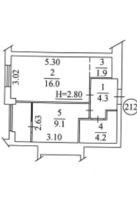 Продажа однокомнатной квартиры в Чабанах, на ул. Юности 4, фото 2