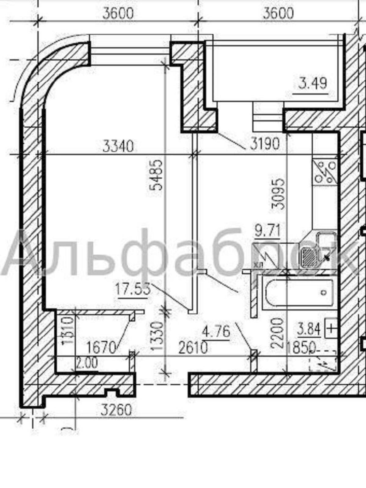 Продажа однокомнатной квартиры в Чайках, на ул. Валерия Лобановского 30В, фото 1