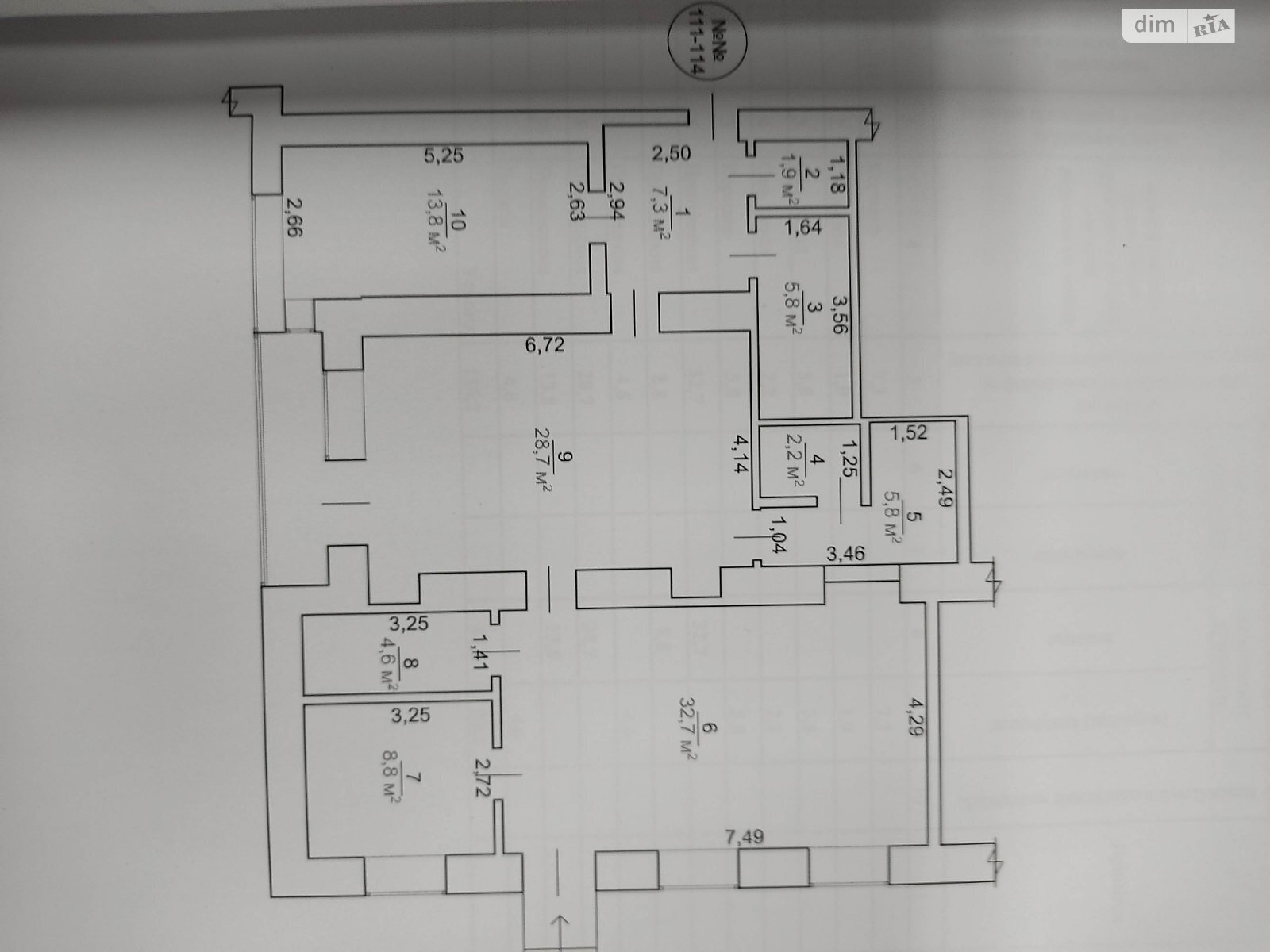 Продажа трехкомнатной квартиры в Черкассах, на ул. Нарбутовская 277, кв. 111, район 700-летия фото 1