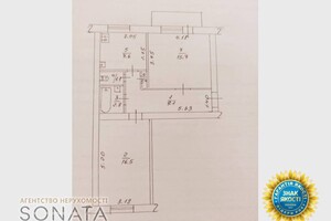 Продажа двухкомнатной квартиры в Черкассах, на ул. Вернигоры 29, район Железнодорожний вокзал фото 2