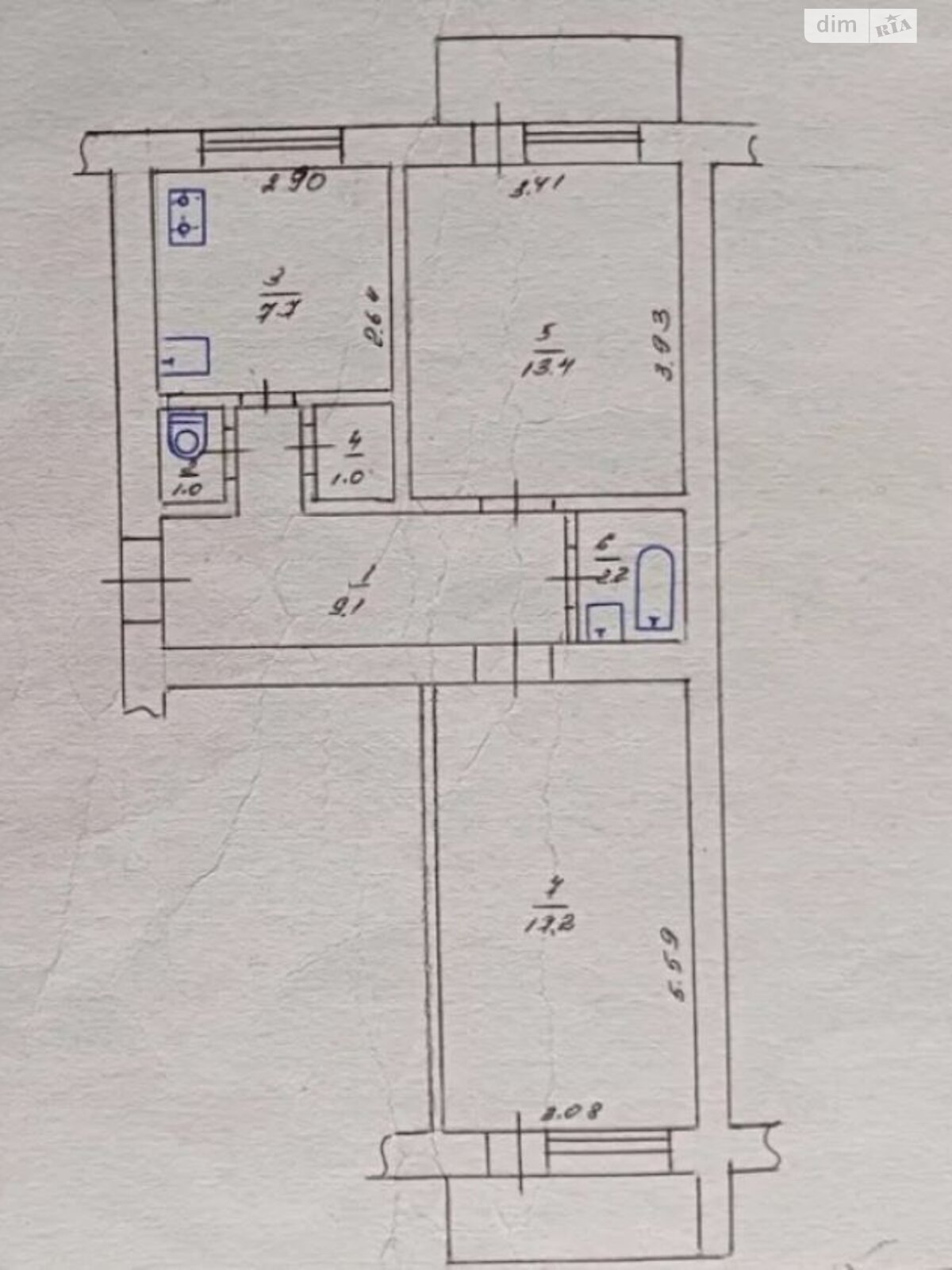 Продажа двухкомнатной квартиры в Черкассах, на ул. Нижняя Горова, район Мытница фото 1