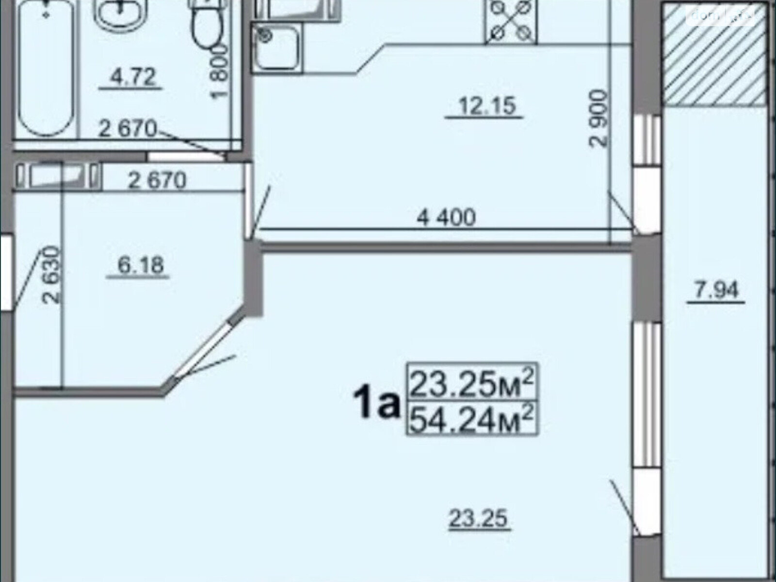 Продаж однокімнатної квартири в Черкасах, на вул. Припортова, район Митниця-річпорт фото 1