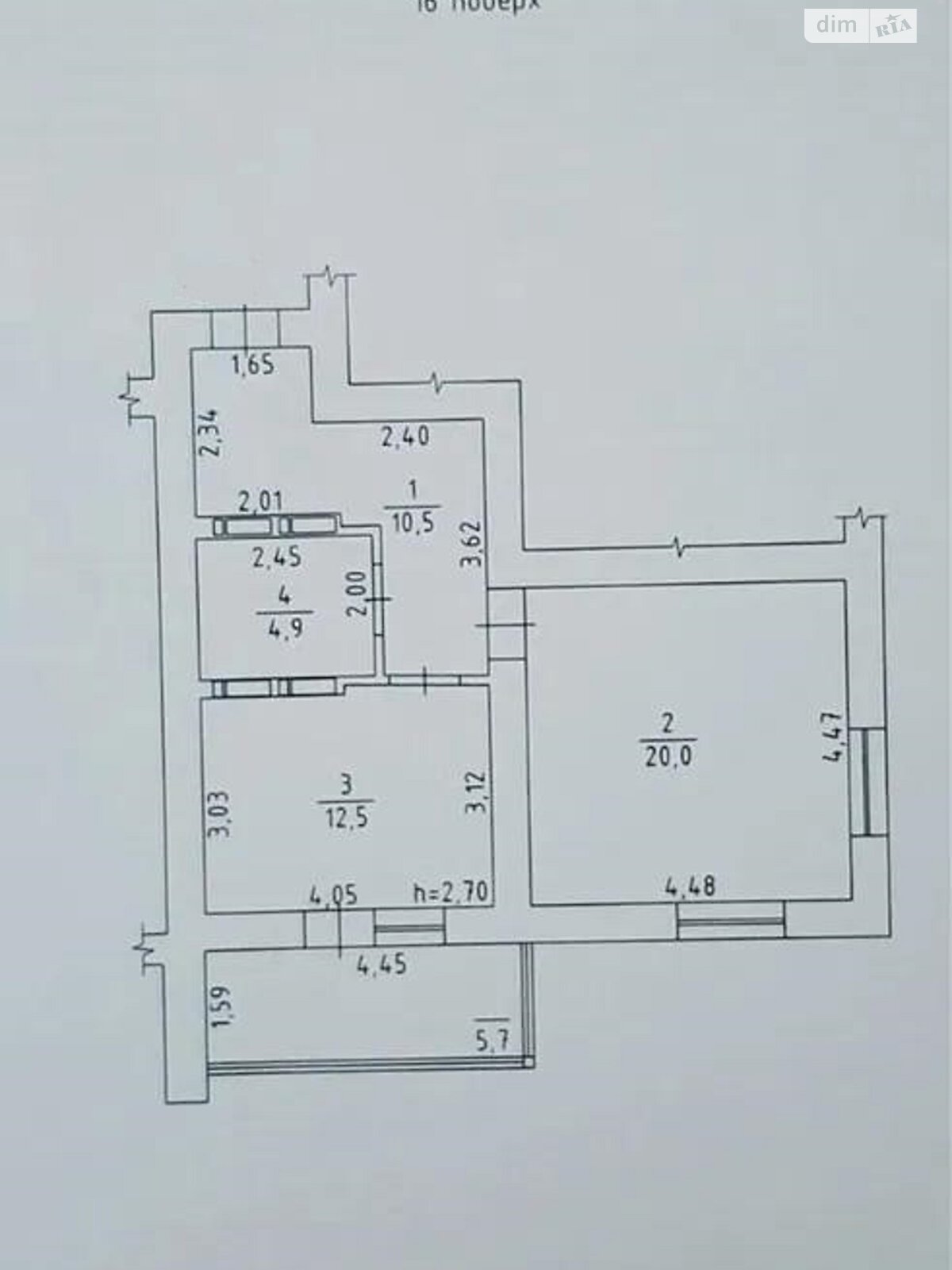 Продажа однокомнатной квартиры в Черкассах, на ул. Героев Днепра 53/4, район Мытница-центр фото 1