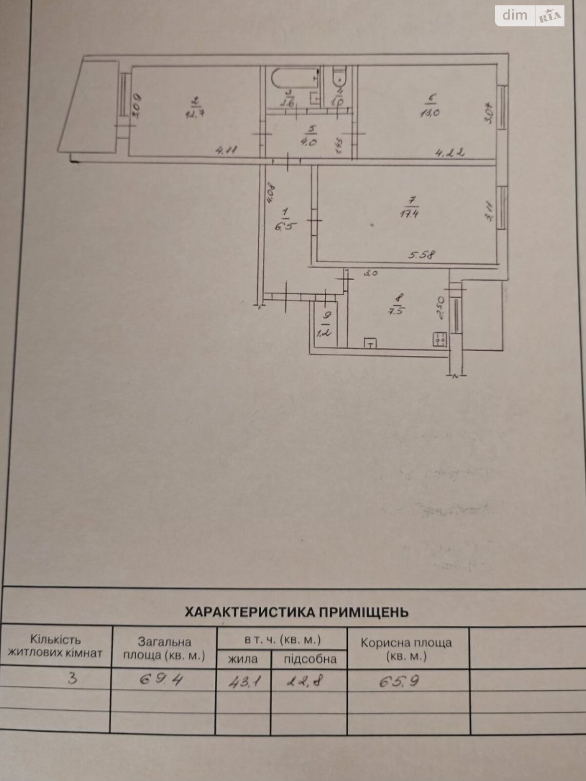 Продажа трехкомнатной квартиры в Черкассах, на ул. Припортовая 44, район Приднепровский фото 1 Продажа трехкомнатной квартиры в Черкассах, на ул. Припортовая 44, район Приднепровский фото 1