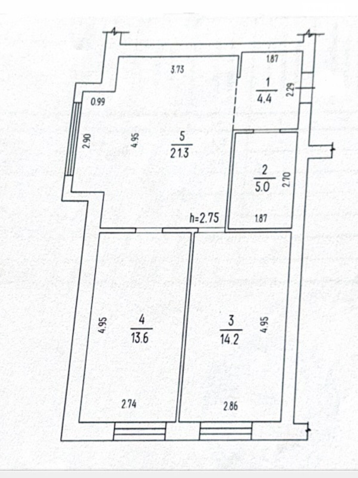 Продажа двухкомнатной квартиры в Черкассах, на ул. Рождественская 108, район Приднепровский фото 1