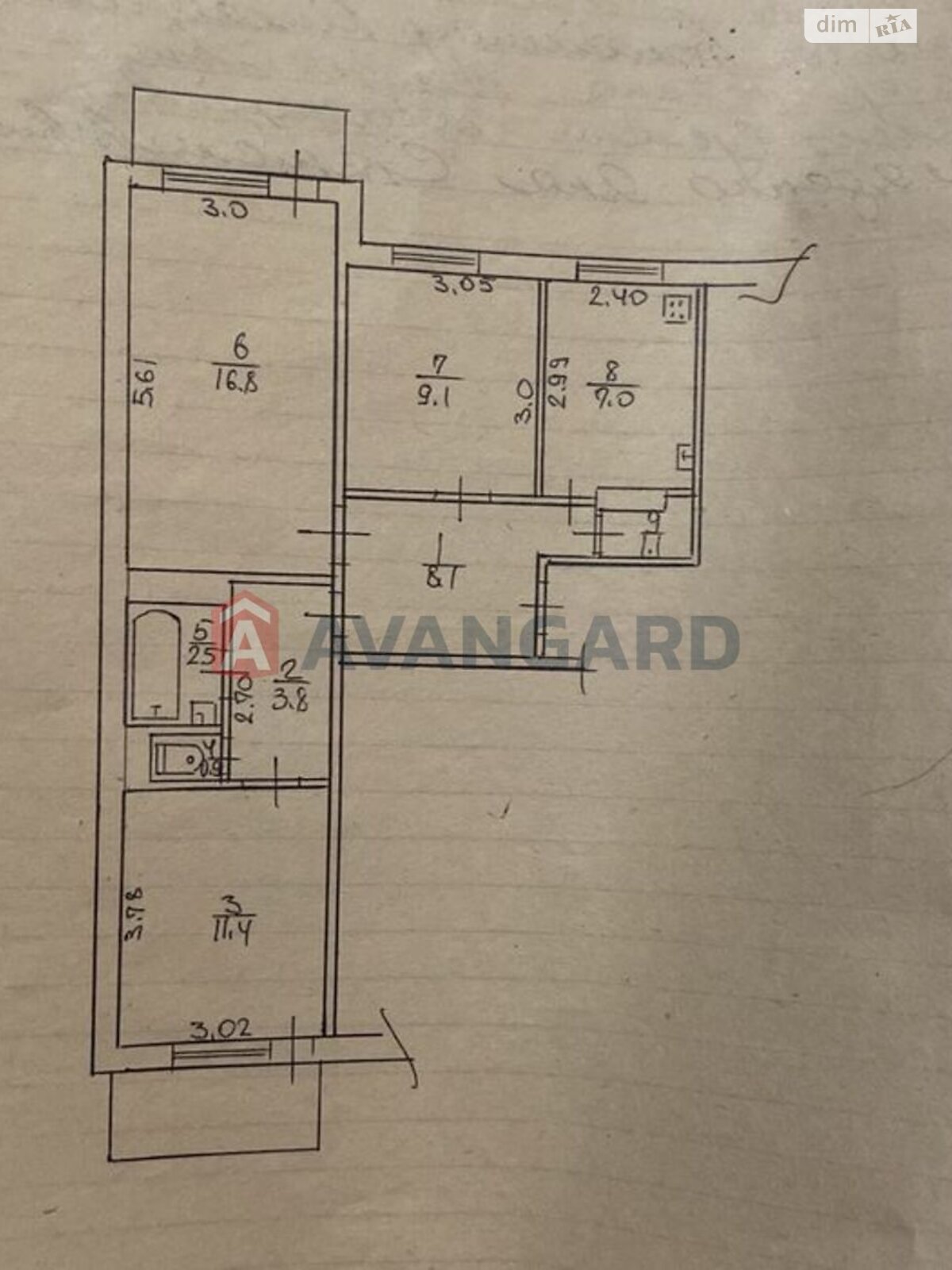 Продажа трехкомнатной квартиры в Черкассах, на ул. Новопречистенская 72, район Приднепровский фото 1