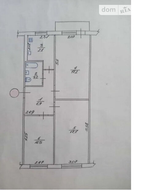 Продаж трикімнатної квартири в Черкасах на вул. Чорновола район Шкільна фото 1 Продаж трикімнатної квартири в Черкасах на вул. Чорновола район Шкільна фото 1