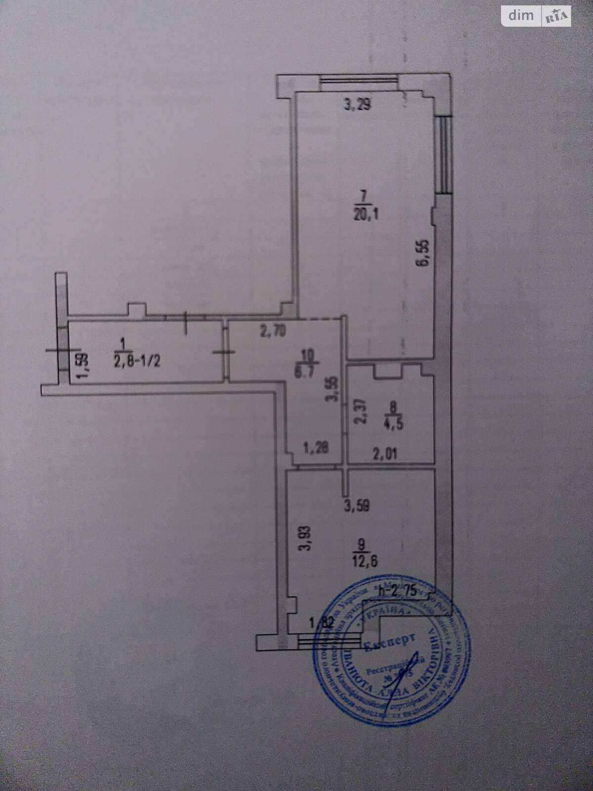 Продажа однокомнатной квартиры в Черкассах, на ул. Праведницы Шулежко 33, кв. 17-1, район Сосновский фото 1