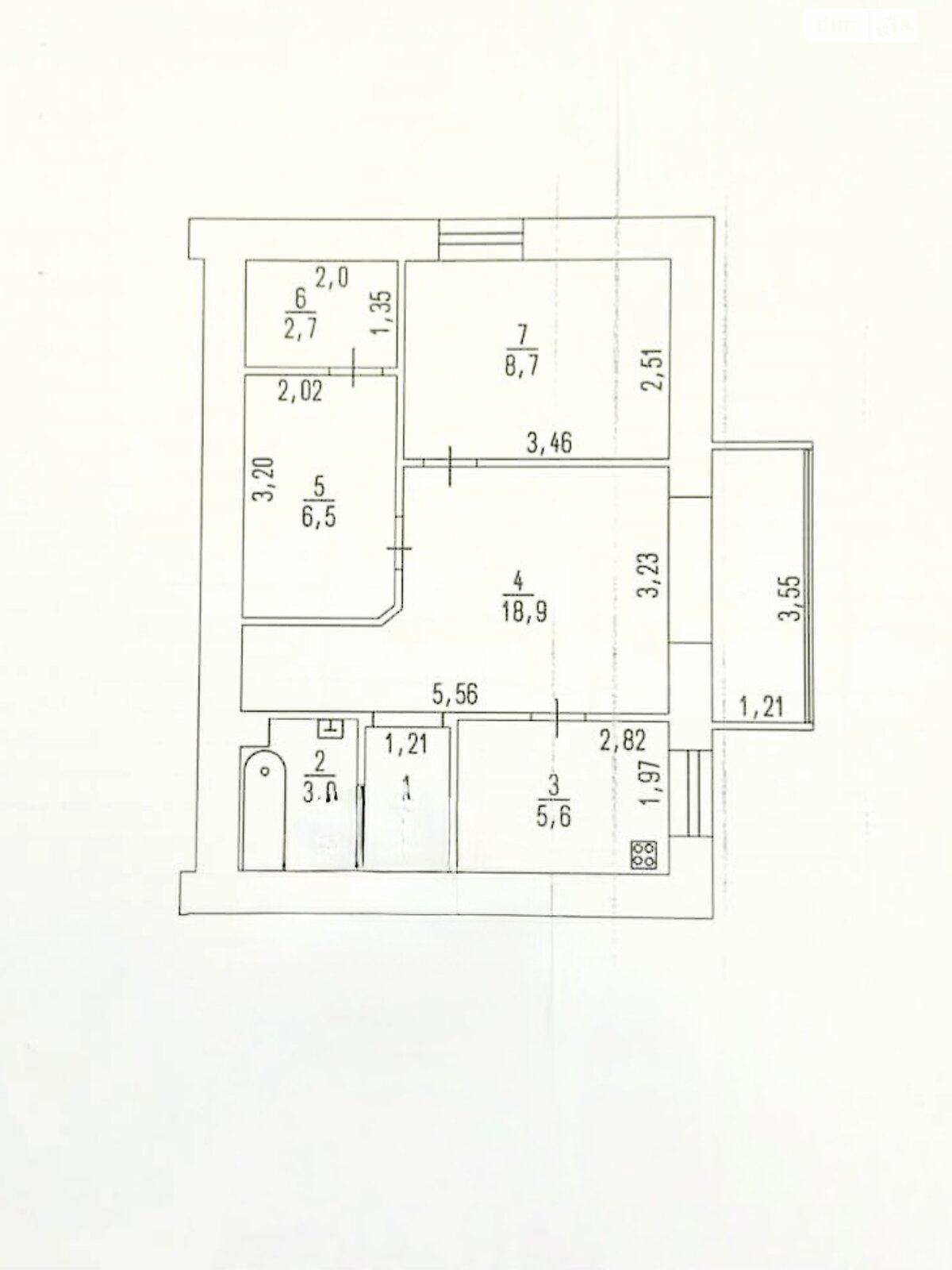 Продажа трехкомнатной квартиры в Черкассах, на пер. Архитектурный 8, район Центр фото 1