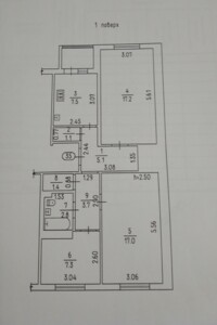 Продажа трехкомнатной квартиры в Черкассах, на ул. Сумгаитская, район Южно-Западный фото 2