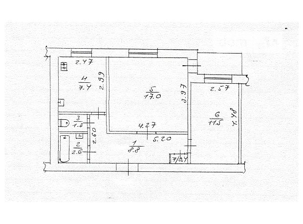 Продажа квартиры, 2 ком., Черкассы, р‑н. ЮЗР, Конева улица, дом 3 Продажа квартиры, 2 ком., Черкассы, р‑н. ЮЗР, Конева улица, дом 3