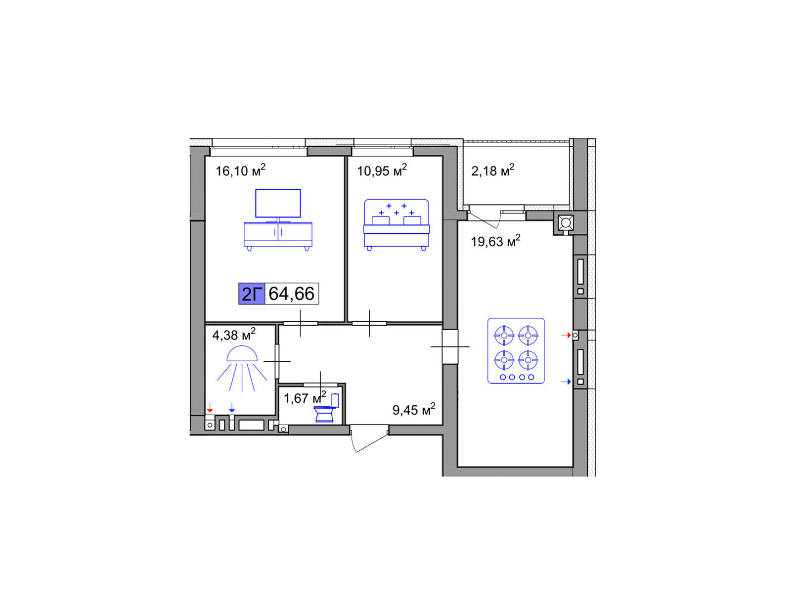 Продаж двокімнатної квартири в Черкасах, на вул. Маламужа Олександра 31, район Зелений фото 1 Продаж двокімнатної квартири в Черкасах, на вул. Маламужа Олександра 31, район Зелений фото 1