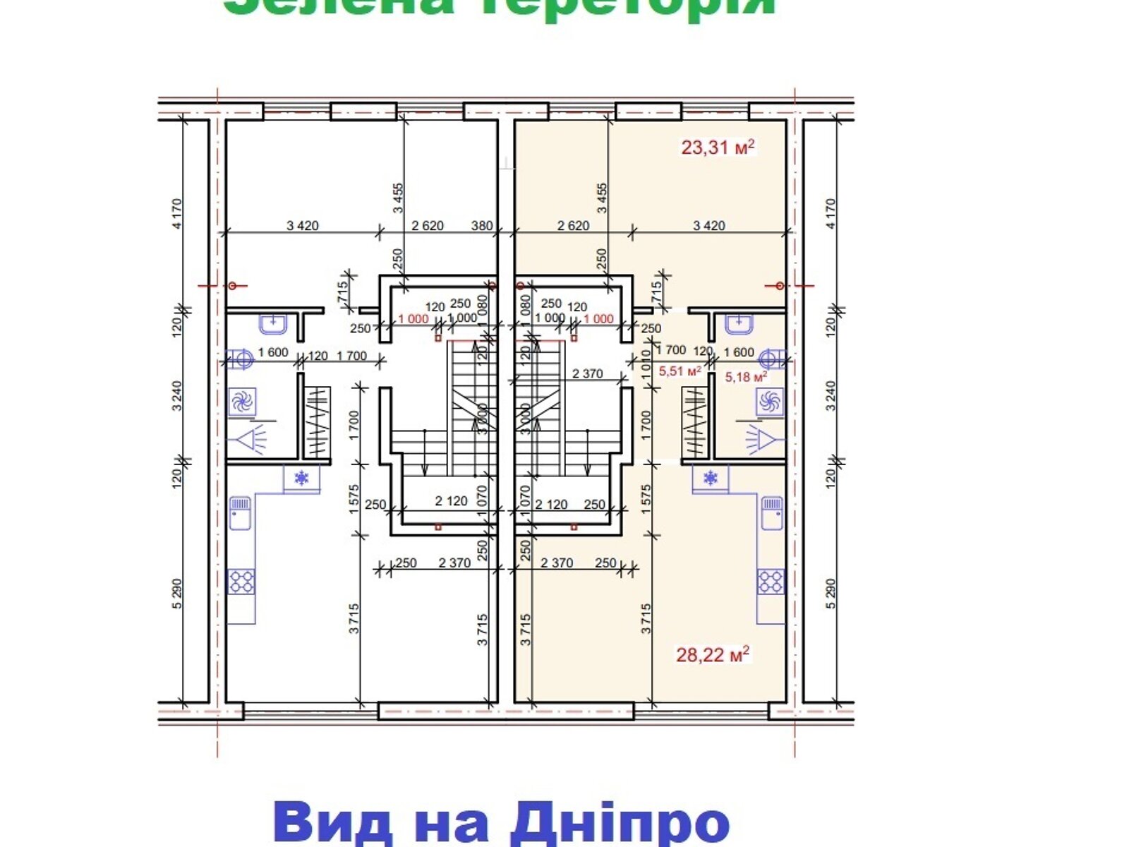Продажа однокомнатной квартиры в Черкассах, на ул. Владимира Великого 26, район Казбет фото 1