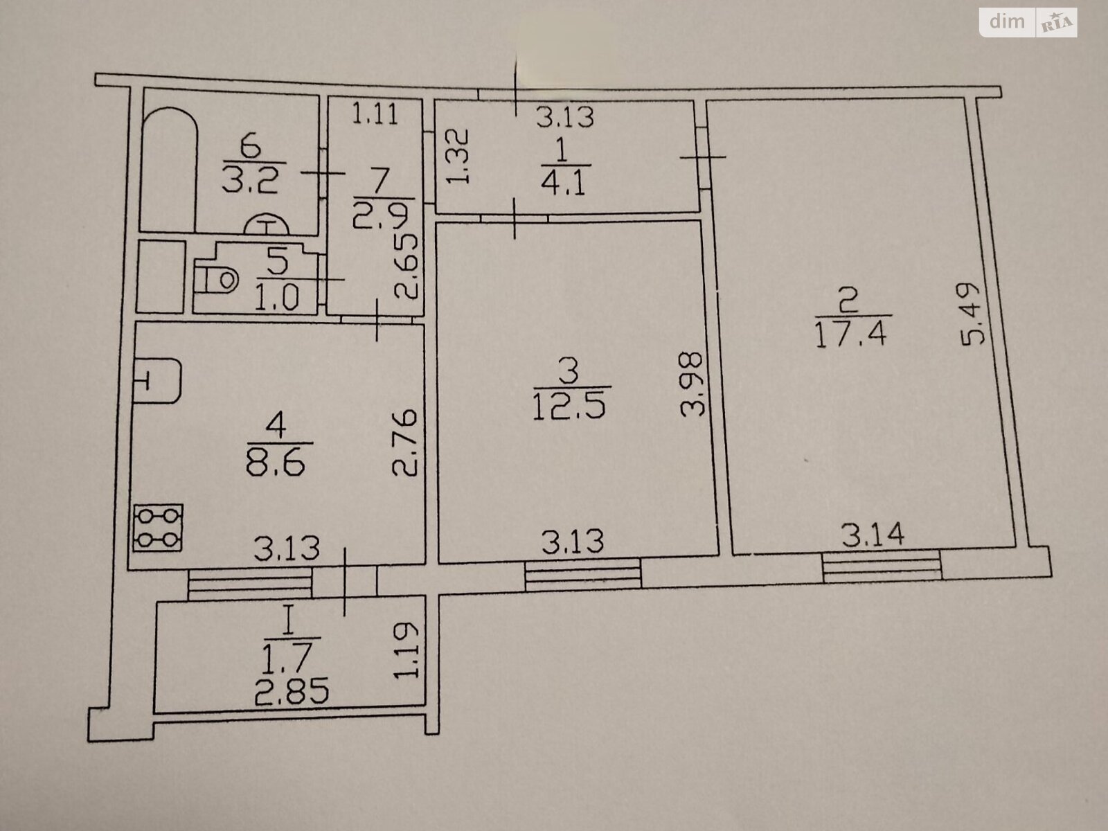 Продаж двокімнатної квартири в Чернігові, на вул. Курсанта Єськова, район Єськов фото 1 Продаж двокімнатної квартири в Чернігові, на вул. Курсанта Єськова, район Єськов фото 1
