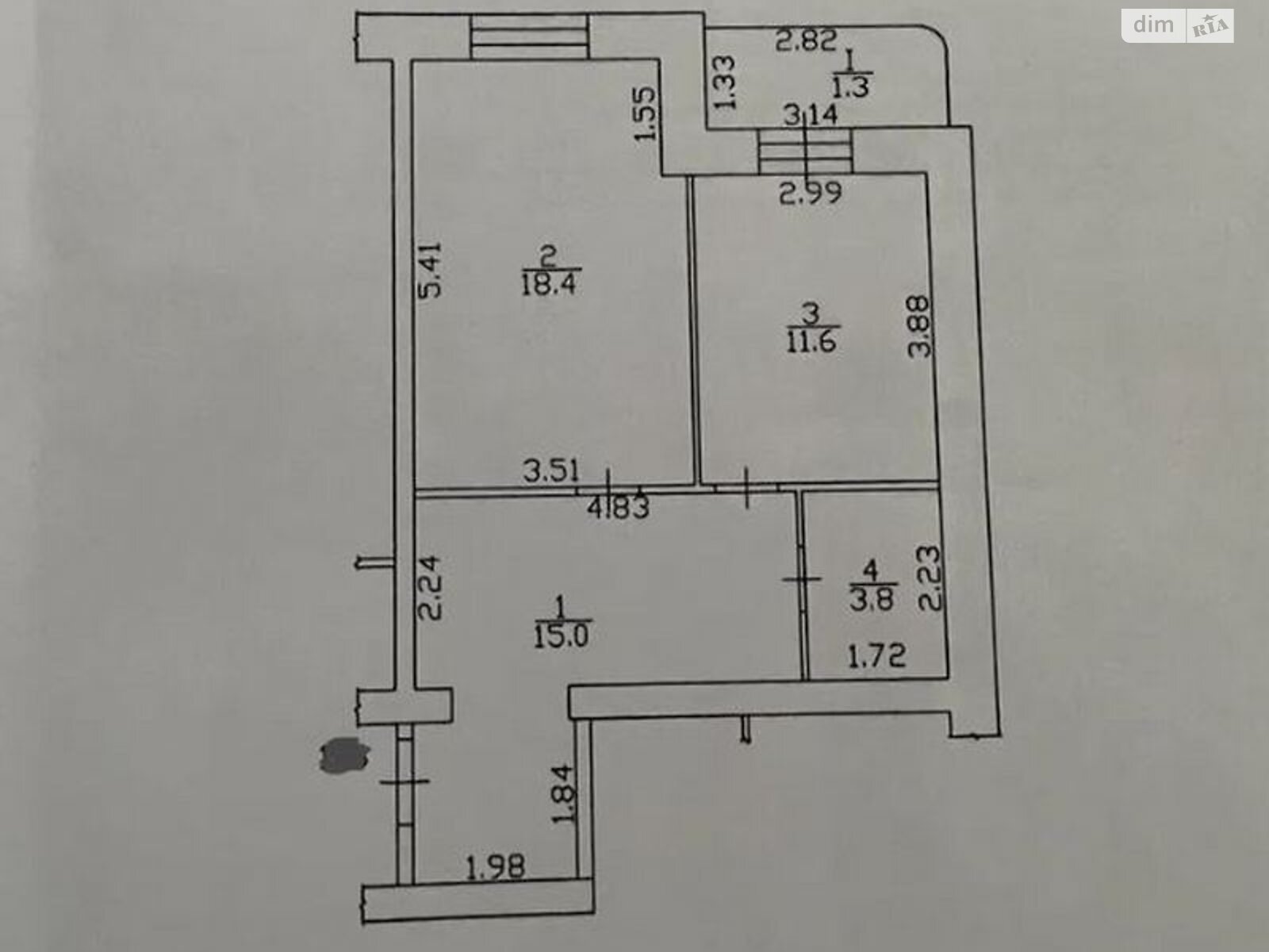 Продажа однокомнатной квартиры в Чернигове, на ул. Любецкая 104, фото 1