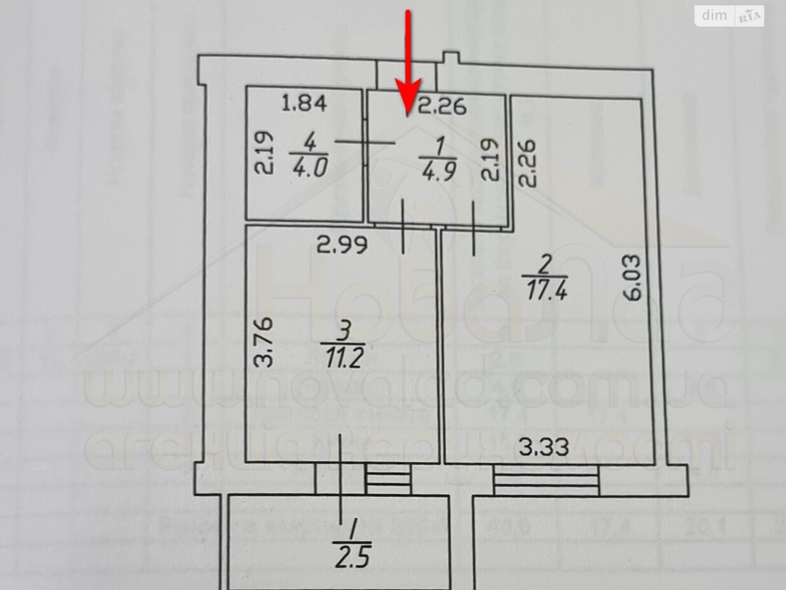 Продажа однокомнатной квартиры в Чернигове, на ул. Независимости, район Масаны фото 1