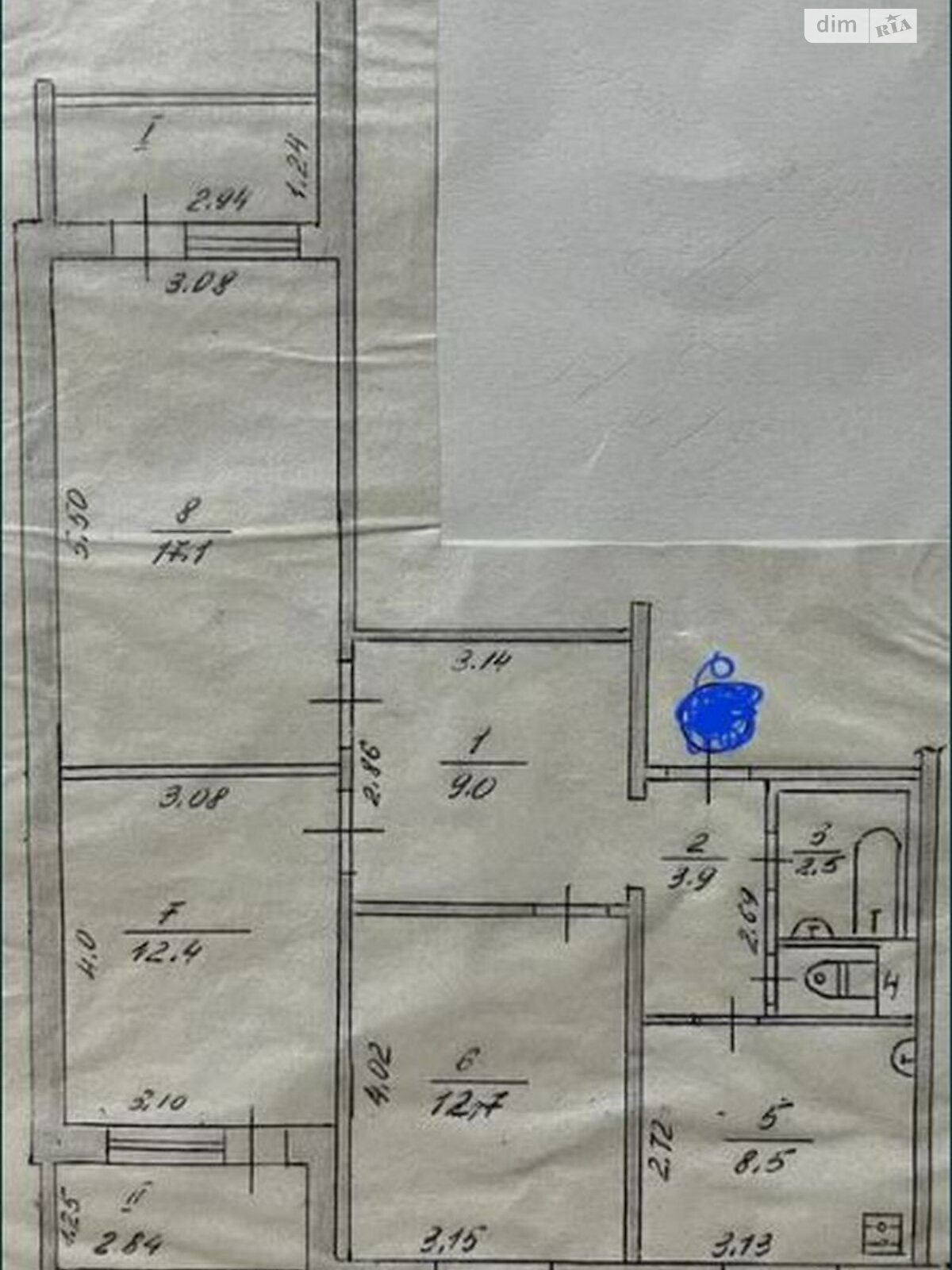 Продажа трехкомнатной квартиры в Чернигове, на просп. Мира 271А, фото 1