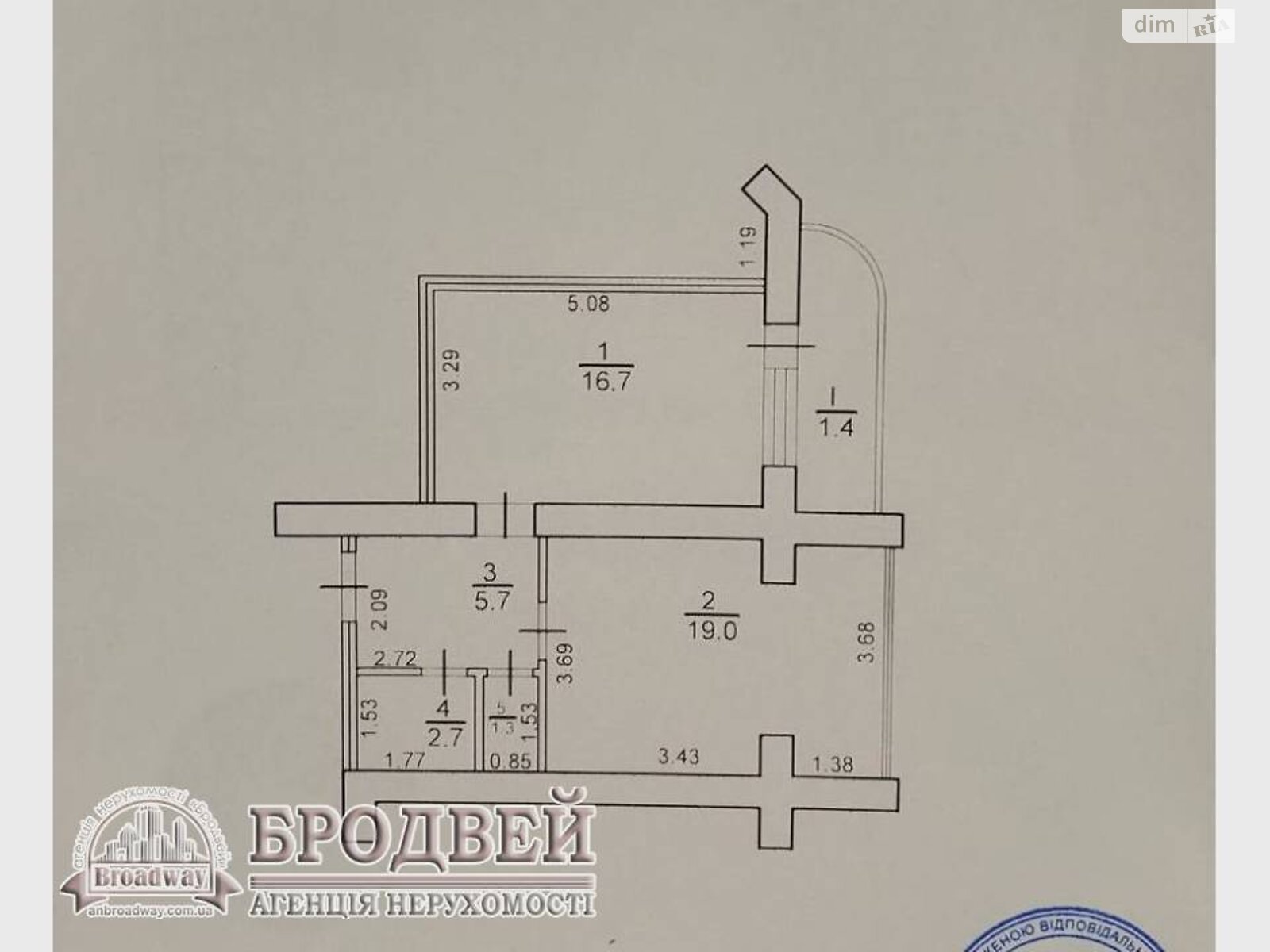 Продажа однокомнатной квартиры в Чернигове, на ул. 1-й танковой бригады 29, район Рокоссовского фото 1