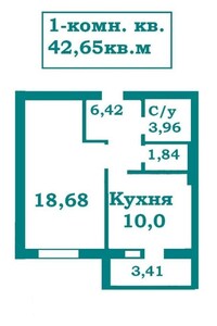 Продаж однокімнатної квартири в Чернігові, на просп. Миру 277, кв. 25, район Центр фото 2