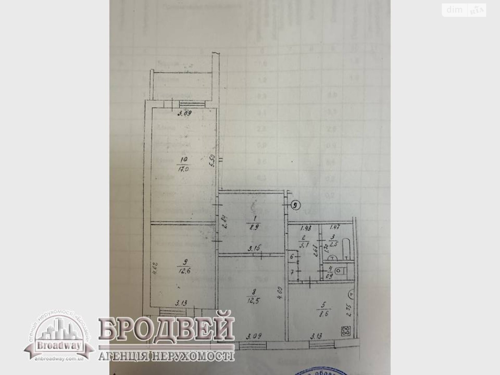 Продажа трехкомнатной квартиры в Чернигове, на ул. Мстиславская 79, район Центр фото 1