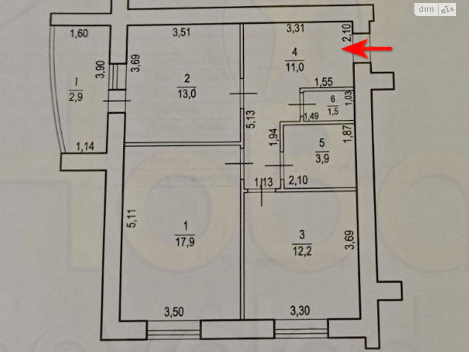 Продажа двухкомнатной квартиры в Чернигове, на просп. Победы, район Центр фото 1