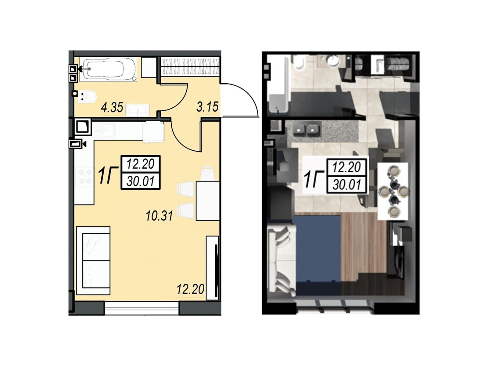 Продажа однокомнатной квартиры в Черноморске, на ул. Александрийская 79, фото 1