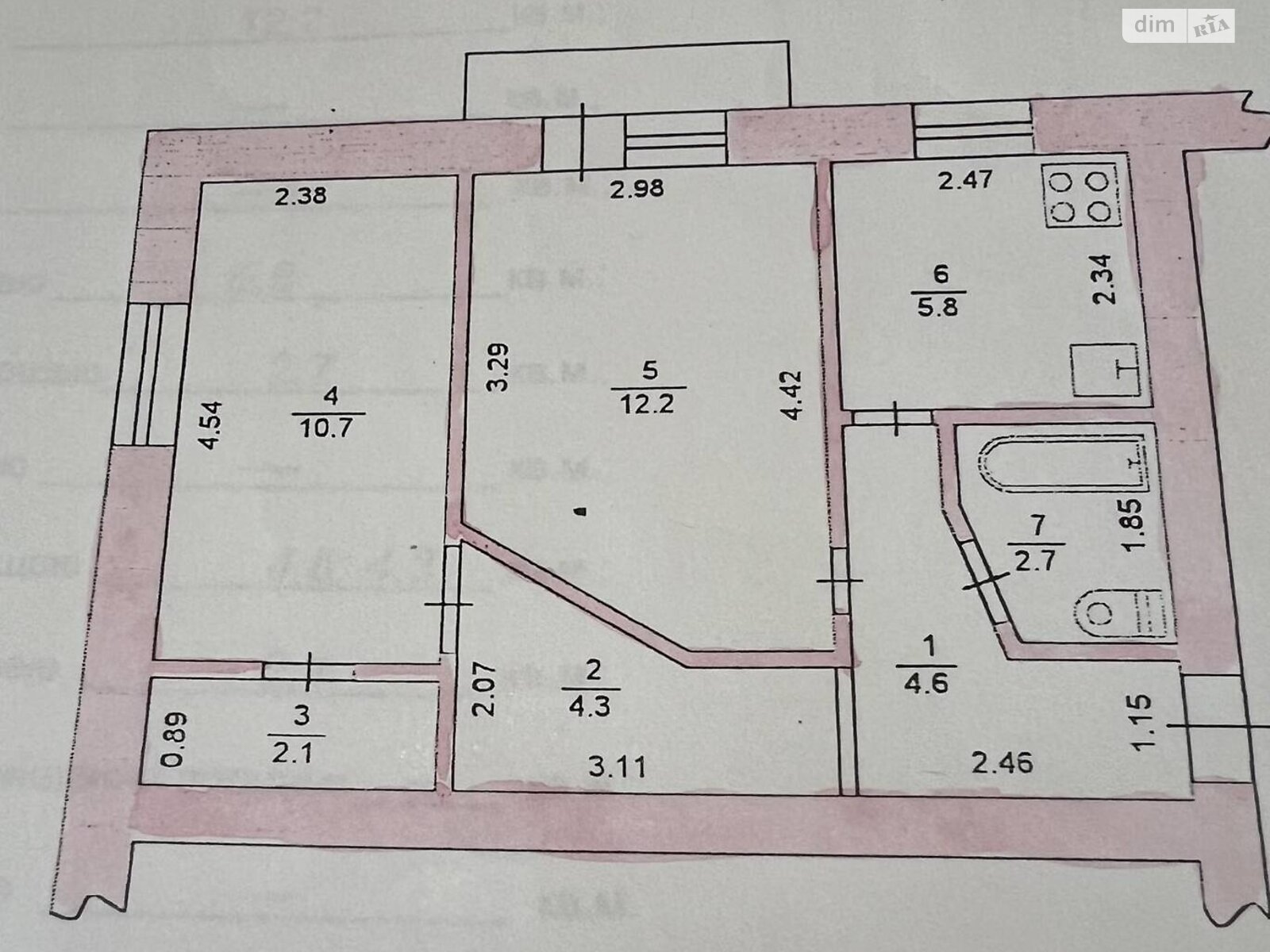 Продажа двухкомнатной квартиры в Черноморске, на ул. Данченко 8, фото 1