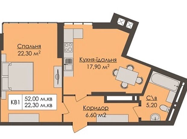 Продажа однокомнатной квартиры в Черновцах, на ул. Чкалова Валерия 13, кв. 1, район Центр фото 1 Продажа однокомнатной квартиры в Черновцах, на ул. Чкалова Валерия 13, кв. 1, район Центр фото 1