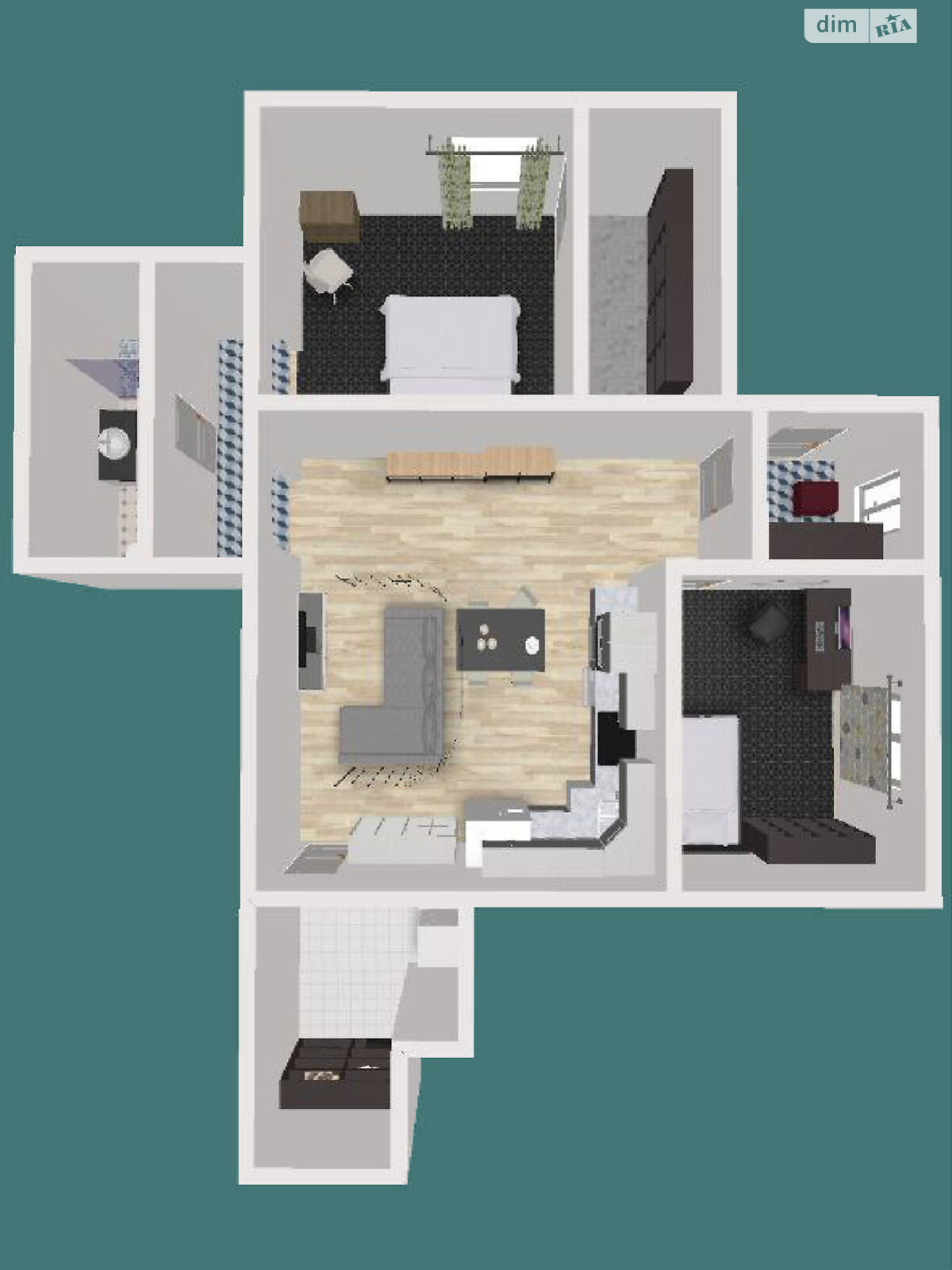 Продажа трехкомнатной квартиры в Давыдове, на ул. Галицкая 5Б, фото 1