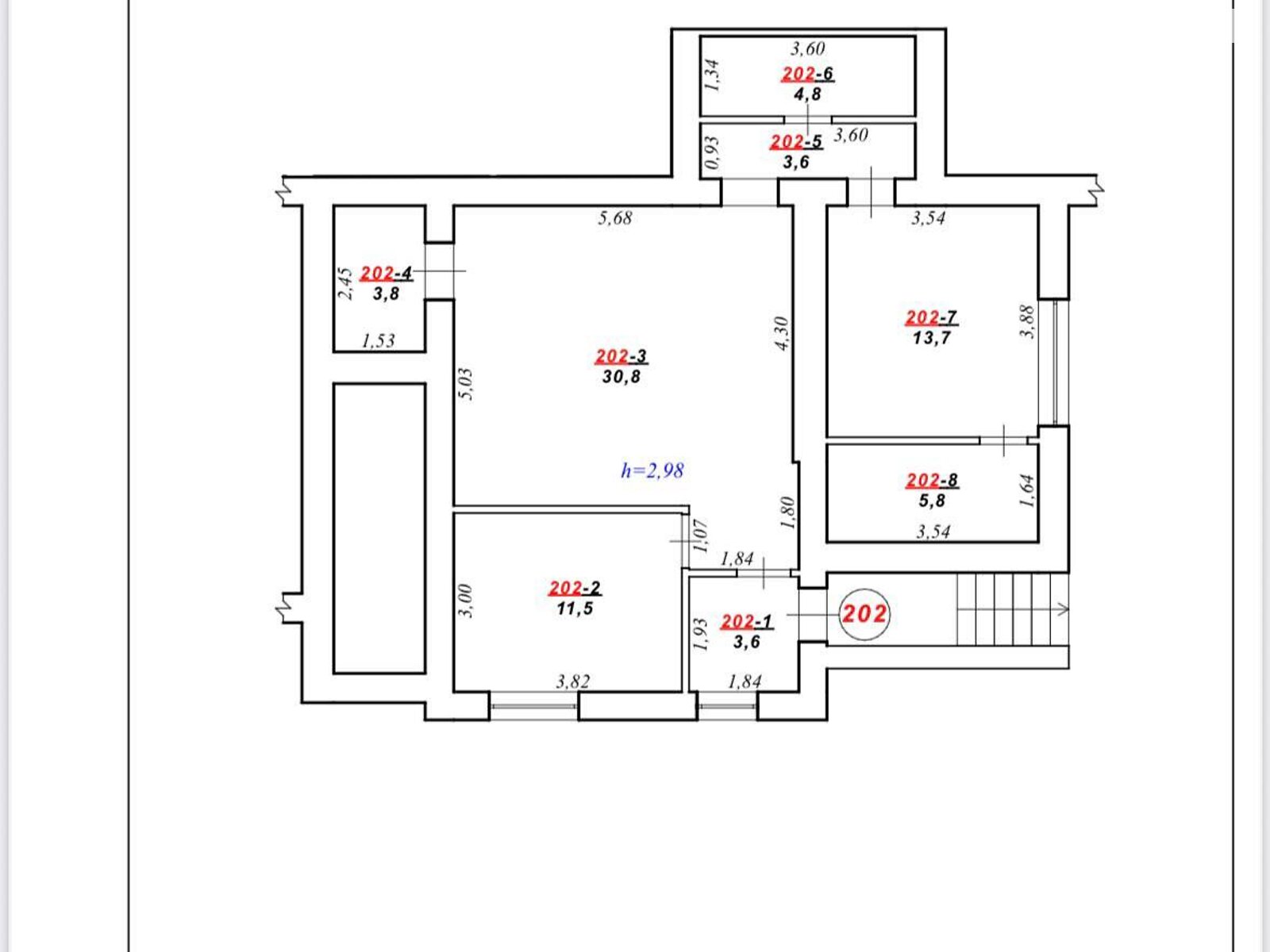 Продажа трехкомнатной квартиры в Давыдове, на ул. Галицкая 5Б, фото 1