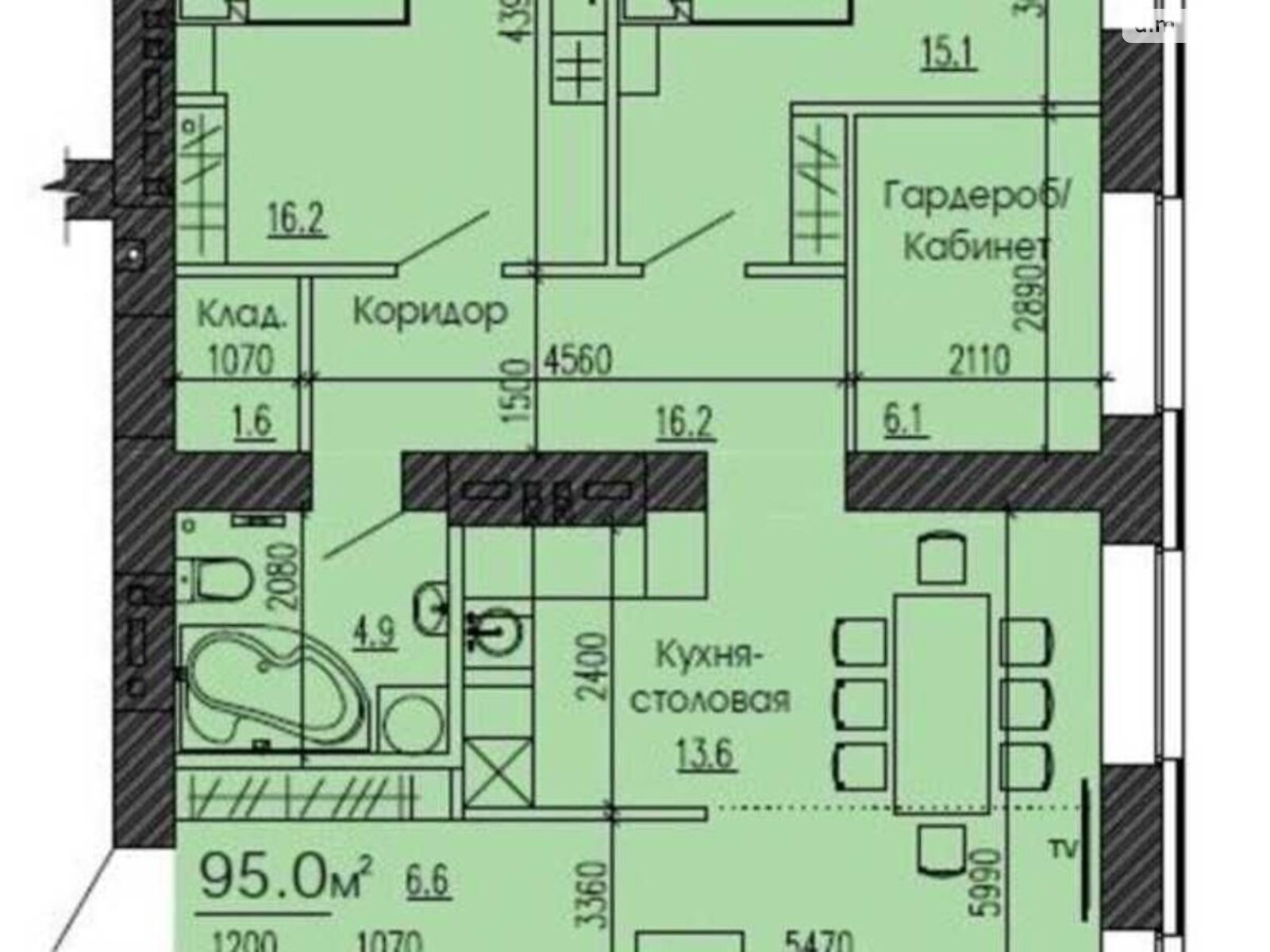 Продаж трикімнатної квартири в Дніпрі, на вул. Луговська 248, район Амур-Нижньодніпровський фото 1