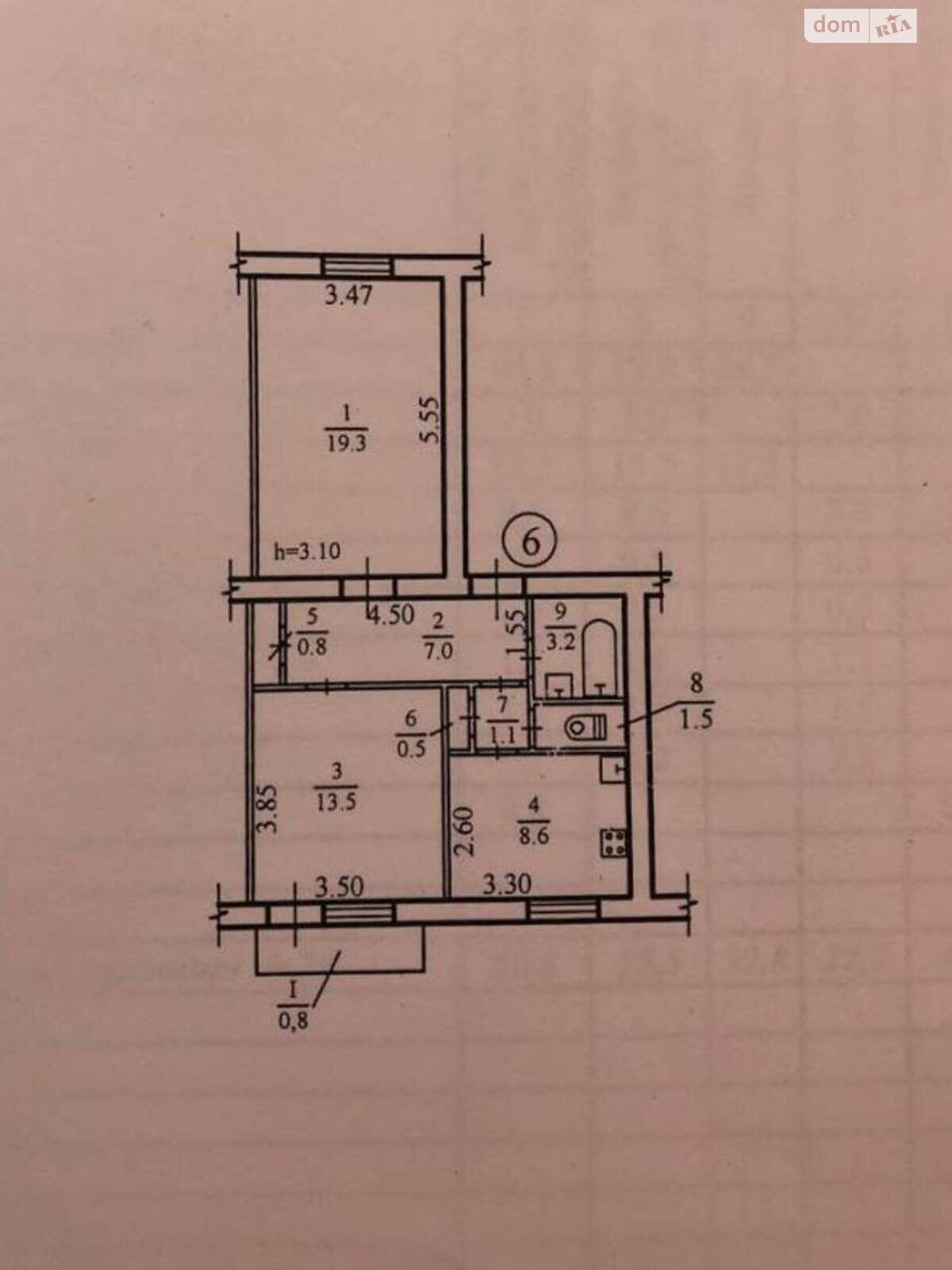 Продажа двухкомнатной квартиры в Днепре, на ул. Шухевича Романа 28-32, район Чечеловский фото 1