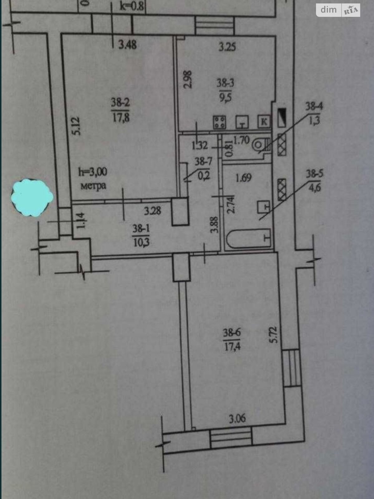 Продажа двухкомнатной квартиры в Днепре, на просп. Сергея Нигояна 22/26, район Чечеловский фото 1 Продажа двухкомнатной квартиры в Днепре, на просп. Сергея Нигояна 22/26, район Чечеловский фото 1