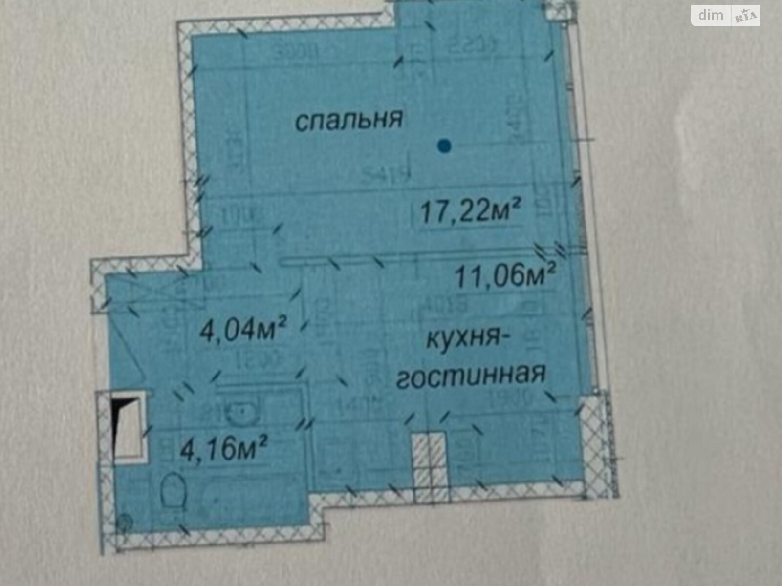 Продажа однокомнатной квартиры в Днепре, на ул. Европейская 5, фото 1