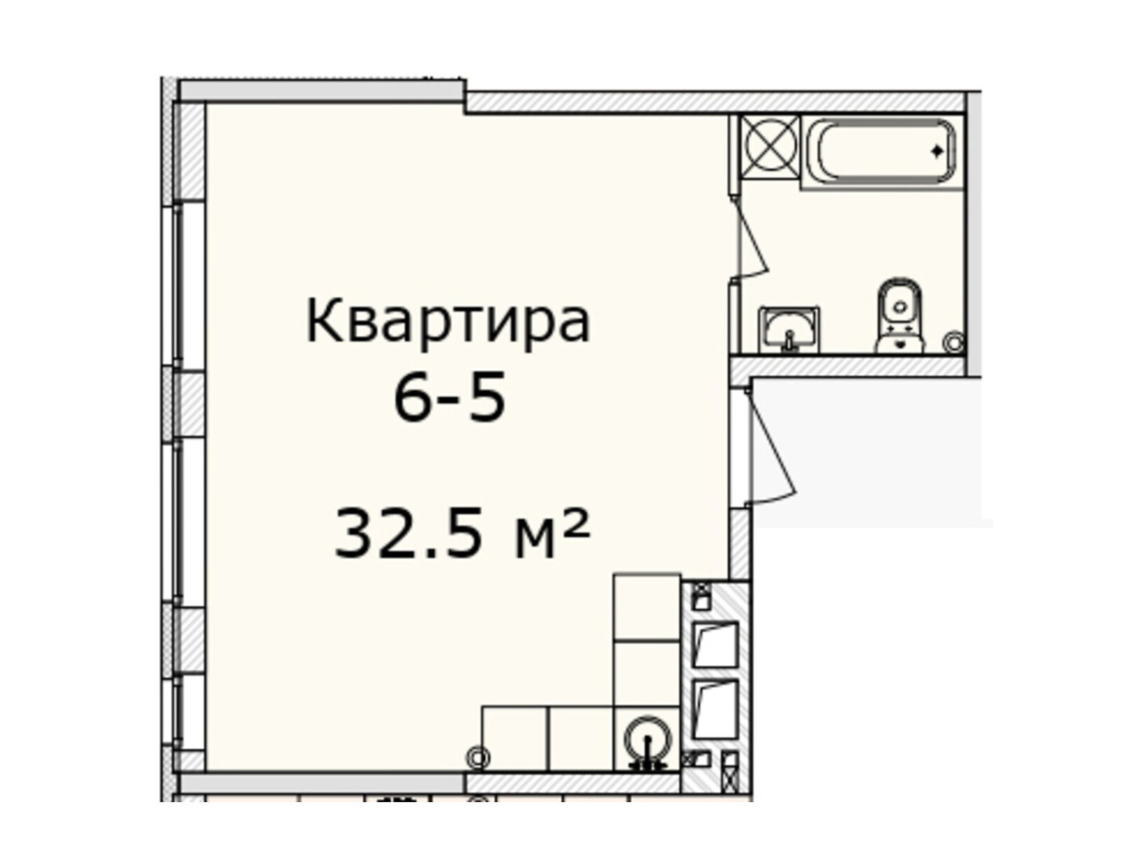 Продажа однокомнатной квартиры в Днепре, на просп. Слобожанский 29А, фото 1