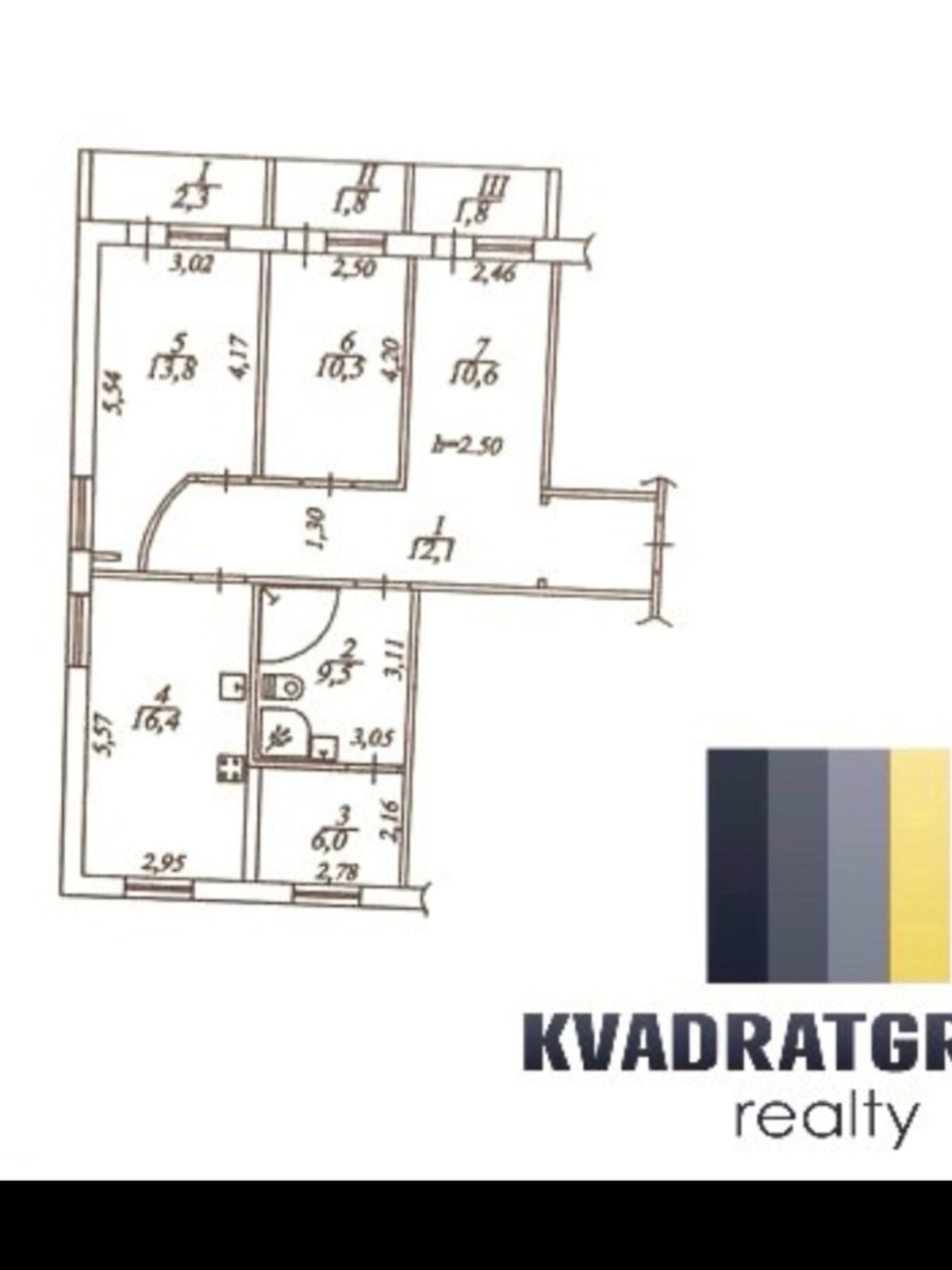 Продажа трехкомнатной квартиры в Днепре, на просп. Мануйловский, район Индустриальный фото 1