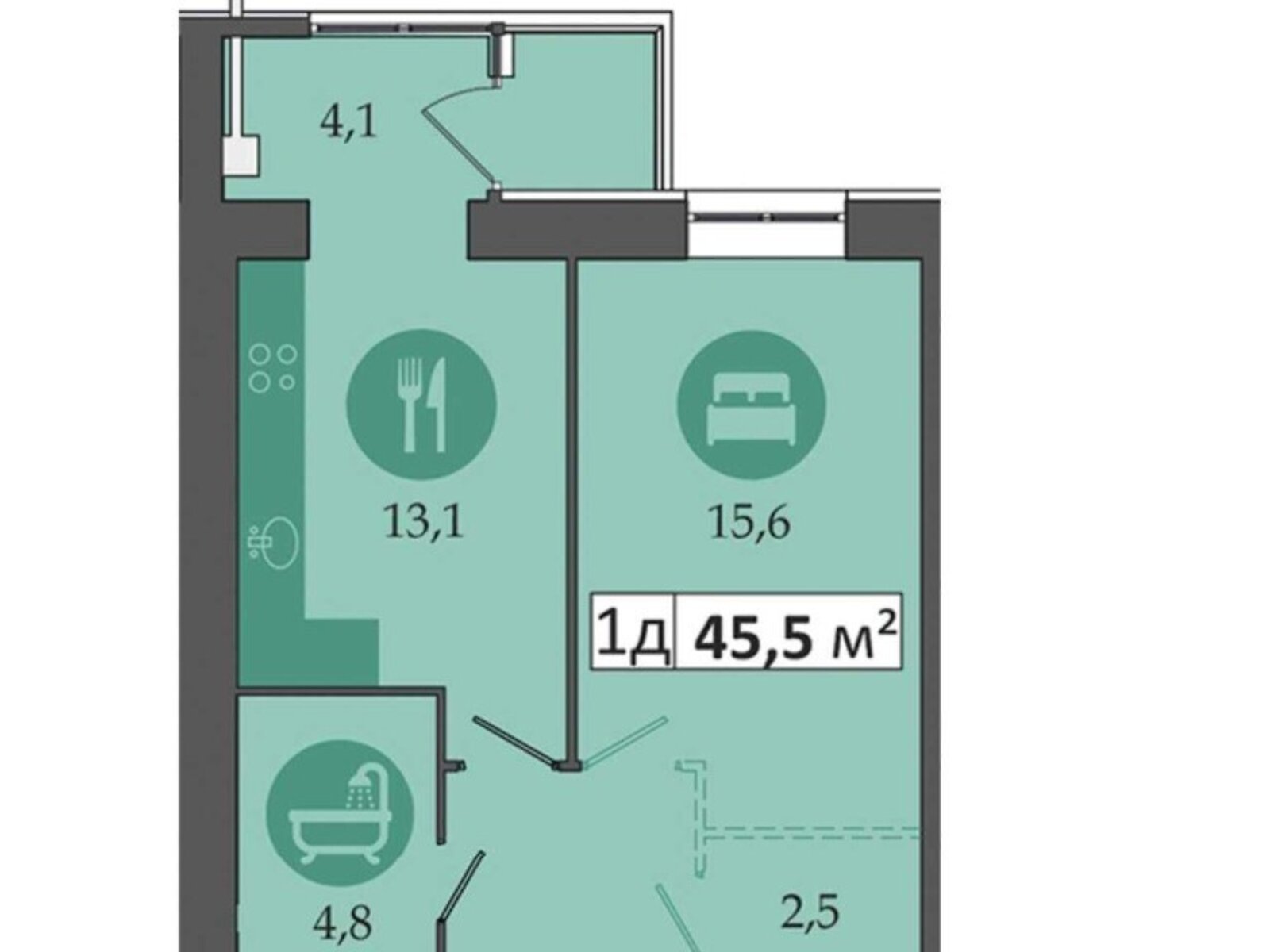 Продажа однокомнатной квартиры в Днепре, на просп. Слобожанский 6, район Индустриальный фото 1