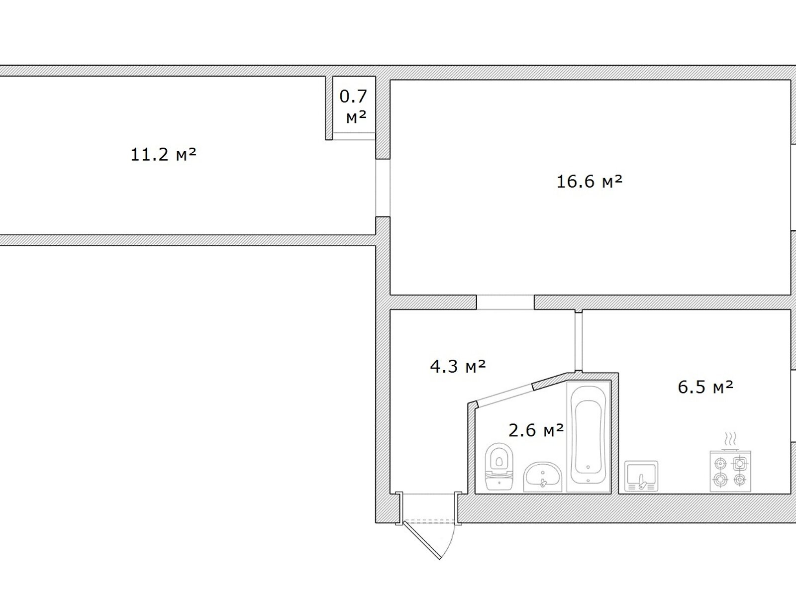 Продажа двухкомнатной квартиры в Днепре, на просп. Слобожанский, район Калиновая Правда фото 1
