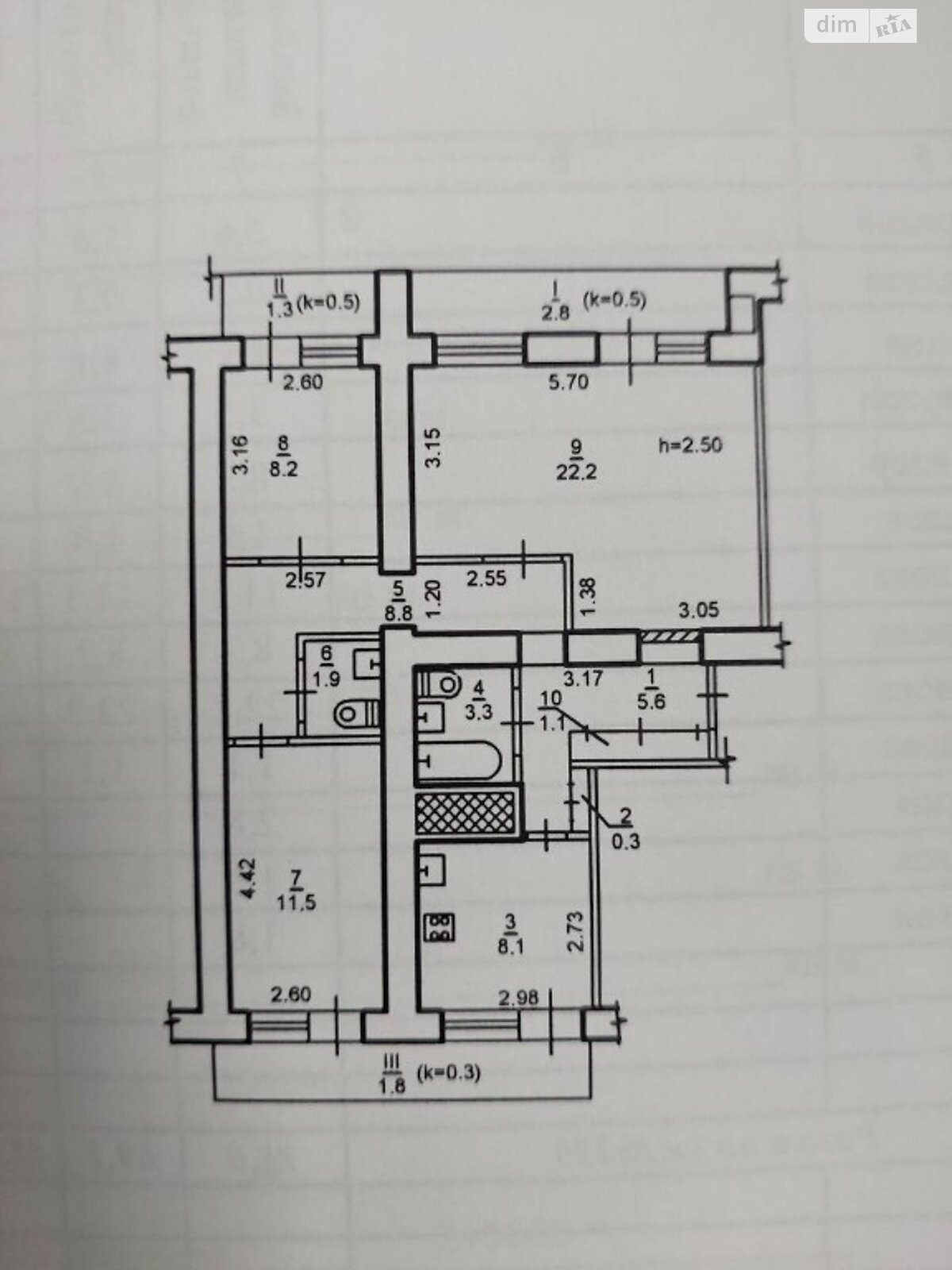 Продажа трехкомнатной квартиры в Днепре, на ул. Калиновая 73, район Калиновский фото 1