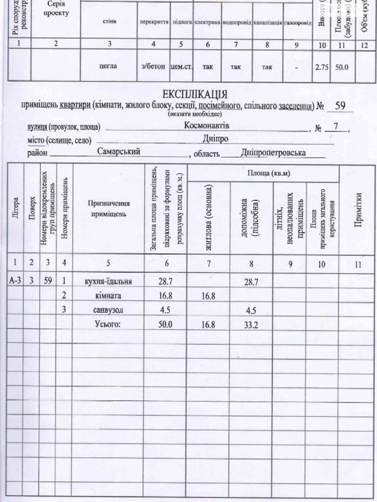 Продажа однокомнатной квартиры в Днепре, на ул. Космонавтов 7, район Самарский фото 1 Продажа однокомнатной квартиры в Днепре, на ул. Космонавтов 7, район Самарский фото 1