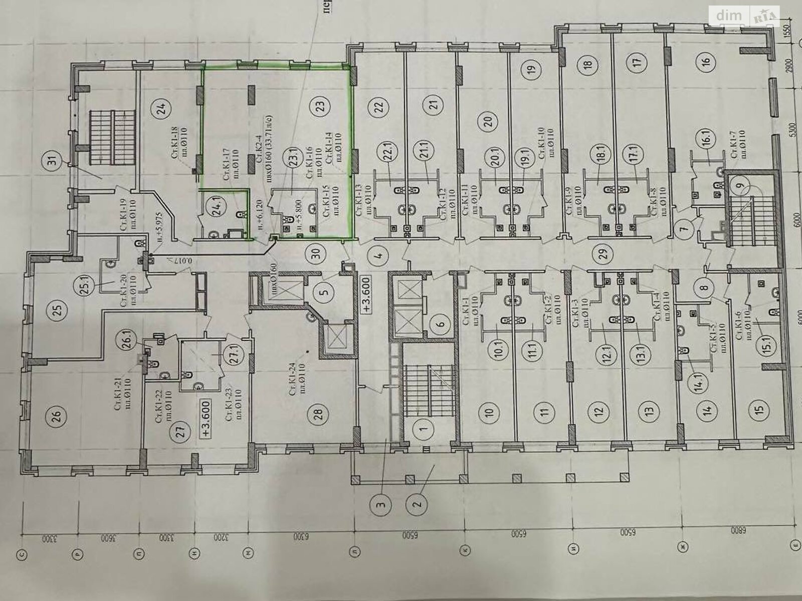 Продажа трехкомнатной квартиры в Днепре, на ул. Крутогорный 18, фото 1