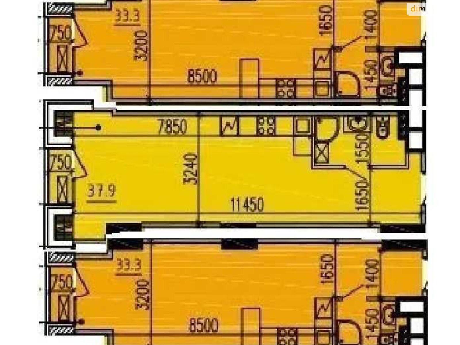 Продаж трикімнатної квартири в Дніпрі, на вул. Крутогірний 18, фото 1