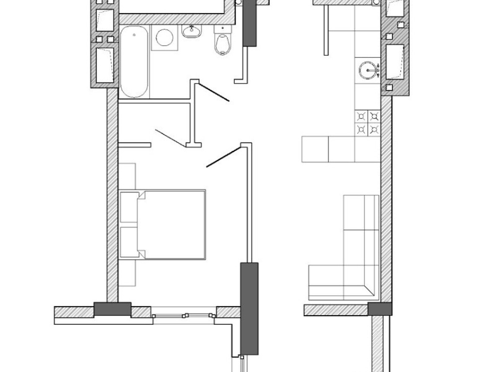 Продажа однокомнатной квартиры в Днепре, на ул. Квитки Цисык 12, район Косиора фото 1