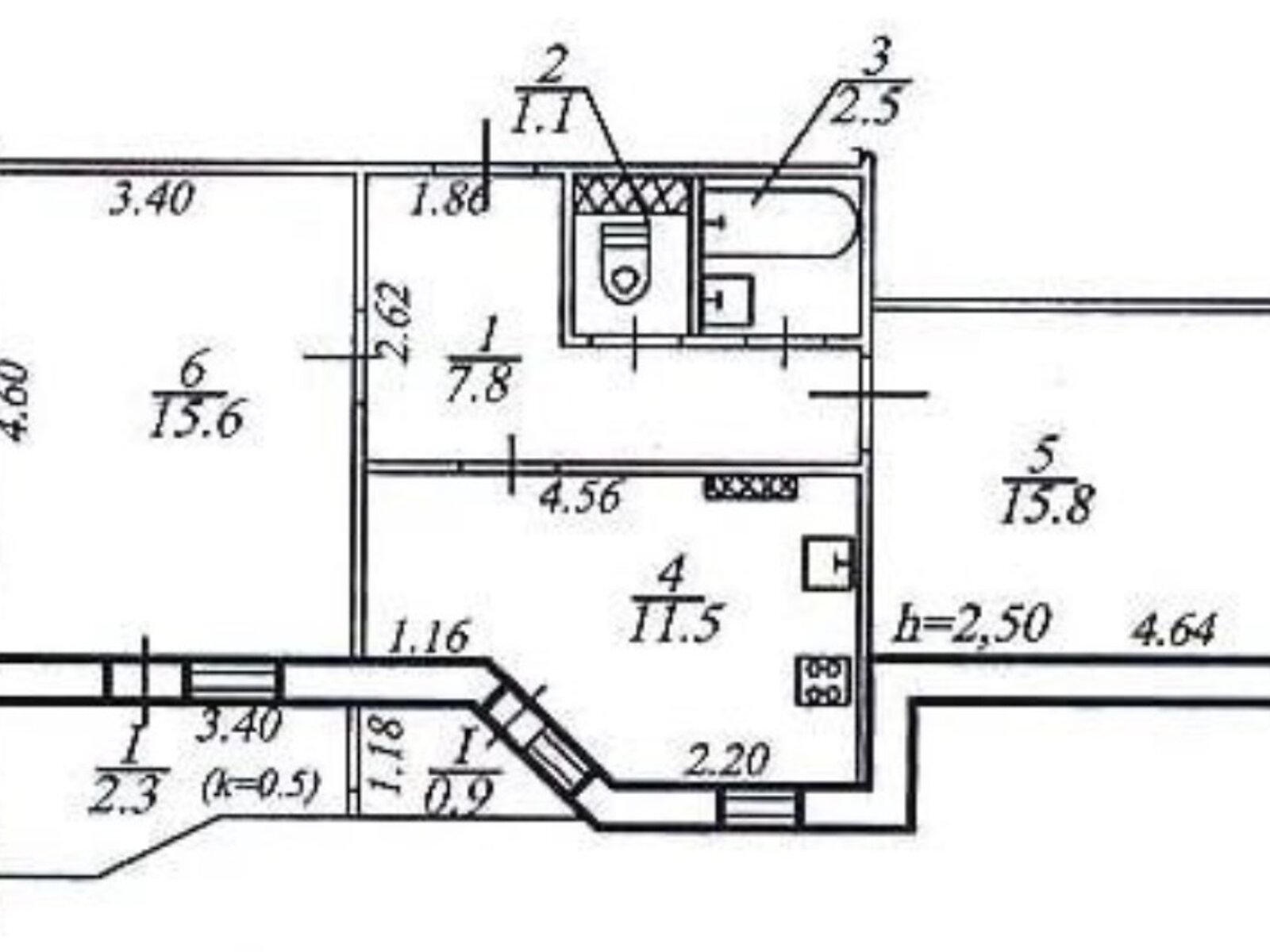 Продажа двухкомнатной квартиры в Днепре, на просп. Мира, район Левобережный фото 1