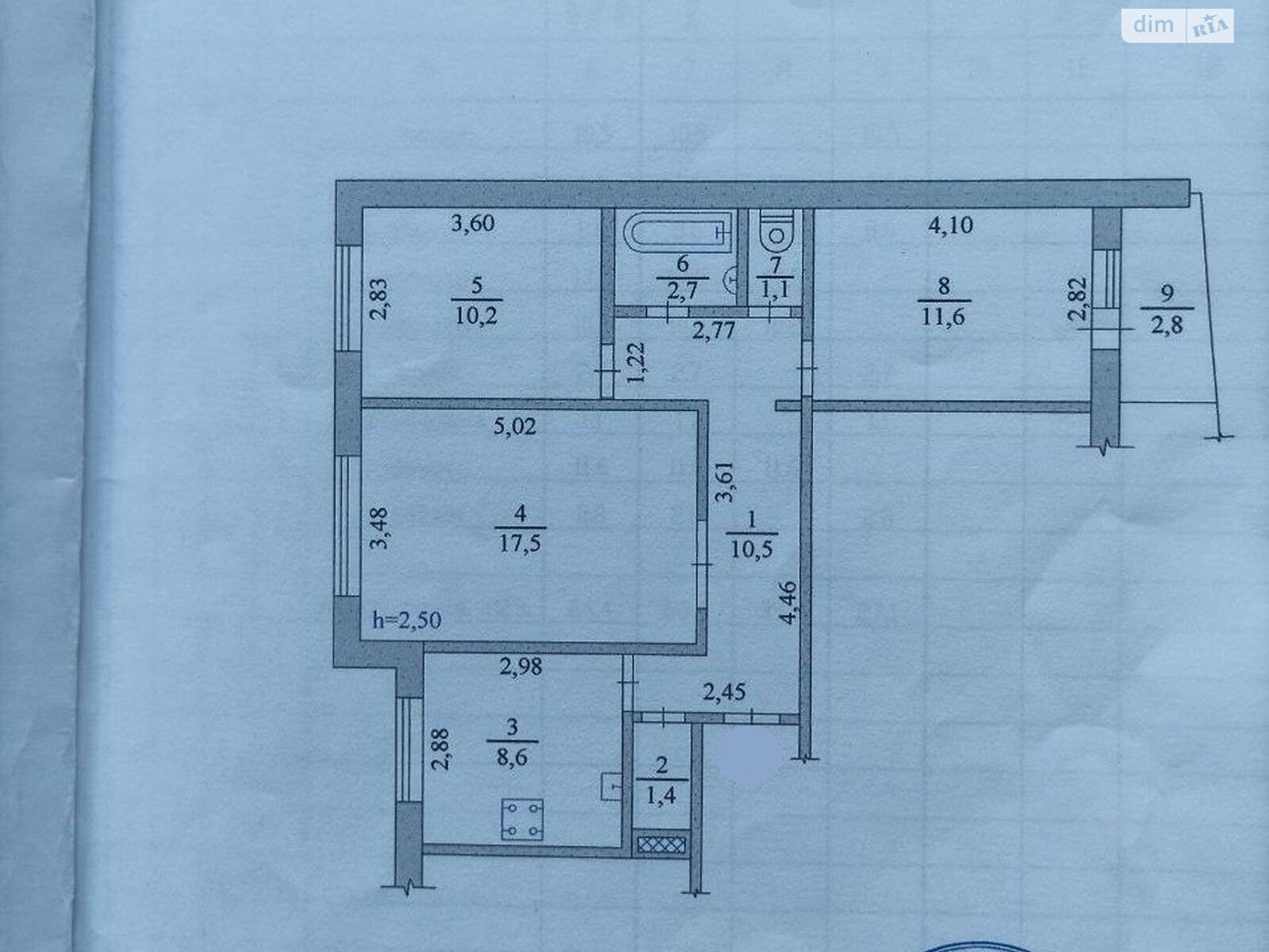 Продаж трикімнатної квартири в Дніпрі, на вул. Миколи Міхновського 21, район Лівобережний фото 1