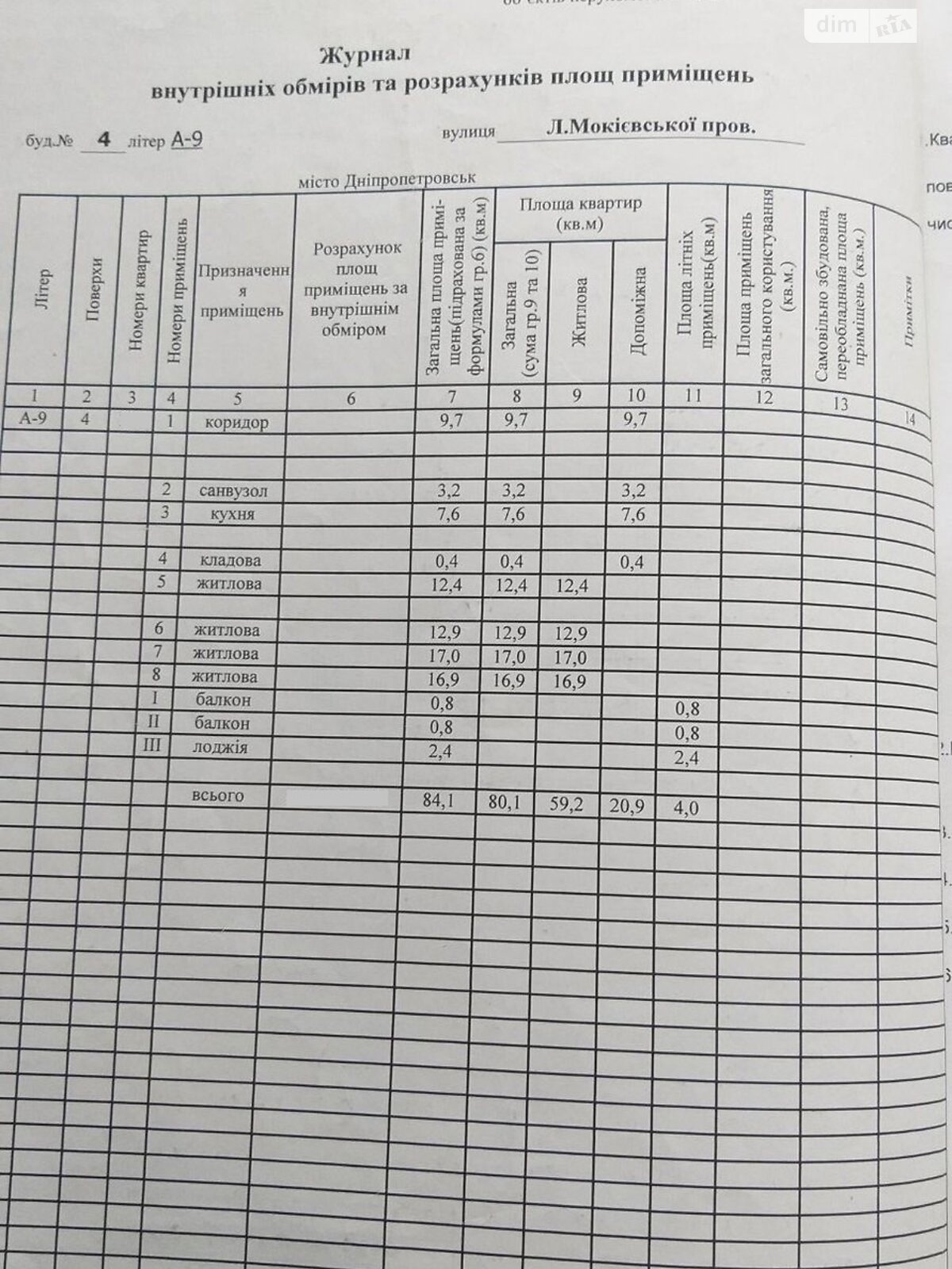 Продажа четырехкомнатной квартиры в Днепре, на пер. Софии Крушельницкой 4, район Левобережный фото 1 Продажа четырехкомнатной квартиры в Днепре, на пер. Софии Крушельницкой 4, район Левобережный фото 1