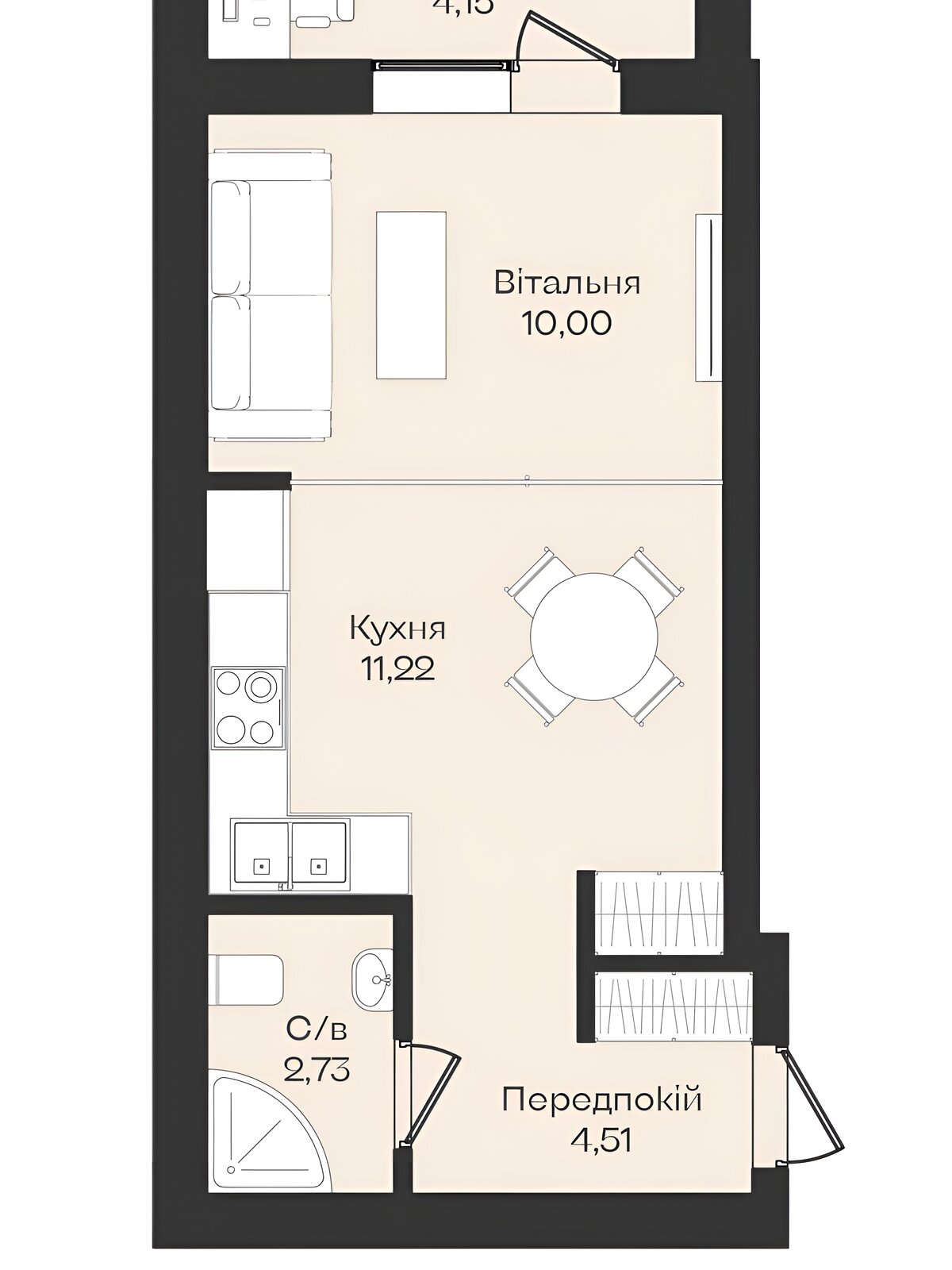 Продажа однокомнатной квартиры в Днепре, на ул. Мольера 75, кв. 23А, район Амур-Нижнеднепровский фото 1 Продажа однокомнатной квартиры в Днепре, на ул. Мольера 75, кв. 23А, район Амур-Нижнеднепровский фото 1