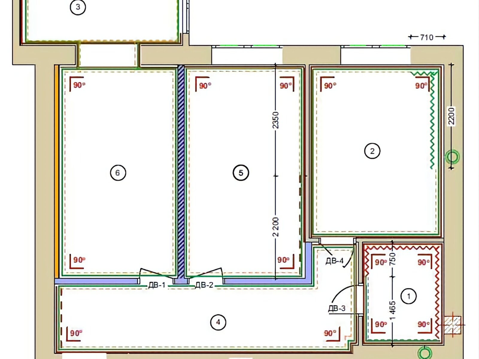 Продаж трикімнатної квартири в Дніпрі, на вул. Набережна Перемоги 42С, фото 1