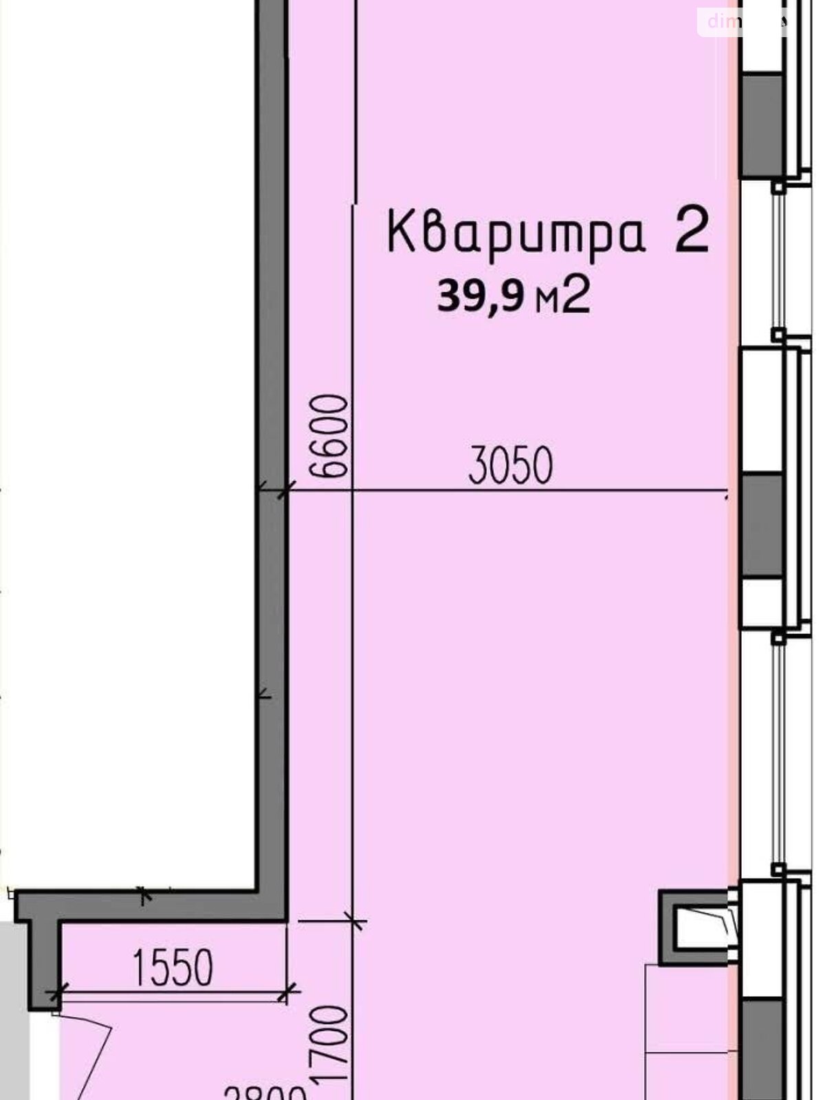 Продажа двухкомнатной квартиры в Днепре, на ул. Набережная Победы, район Соборный фото 1